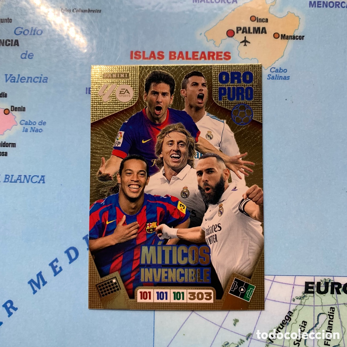 Cromos de F&uacute;tbol: M&iacute;ticos Invencible Oro Puro cromo adrenalyn XL 25-26 2025-2026