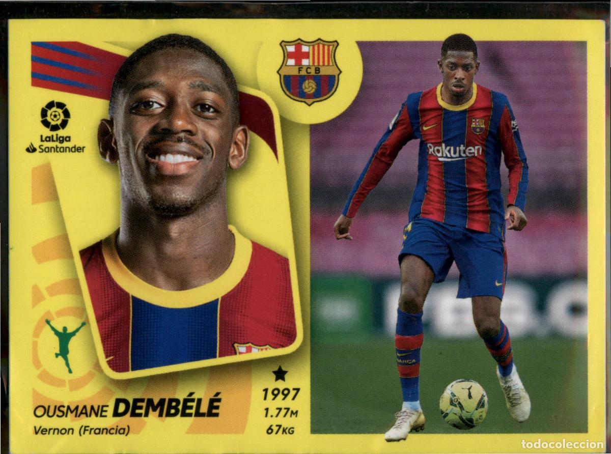 Cromos de Futebol: Demb&eacute;l&eacute; N&ordm; 20 A Bar&ccedil;a (Barcelona) LaLiga Santander Colecciones Este 2021 2022 Panini 21 22