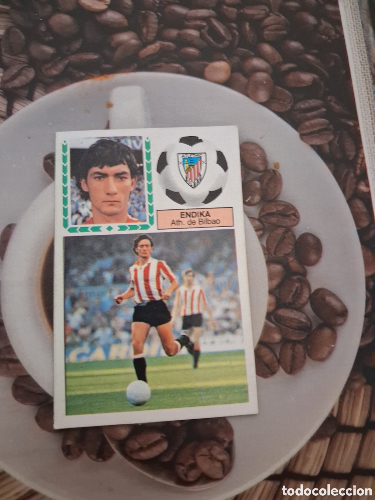 Cromos de F&uacute;tbol: Liga este 83 84 endika coloca del ath de Bilbao recuperado del &aacute;lbum ver fotos