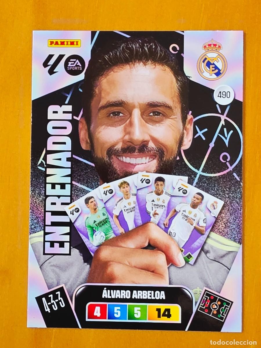 Cromos de F&uacute;tbol: 490 &Aacute;lvaro Arbeloa, Real Madrid, Entrenador, Panini Adrenalyn XL Liga 2025 2026 25 26