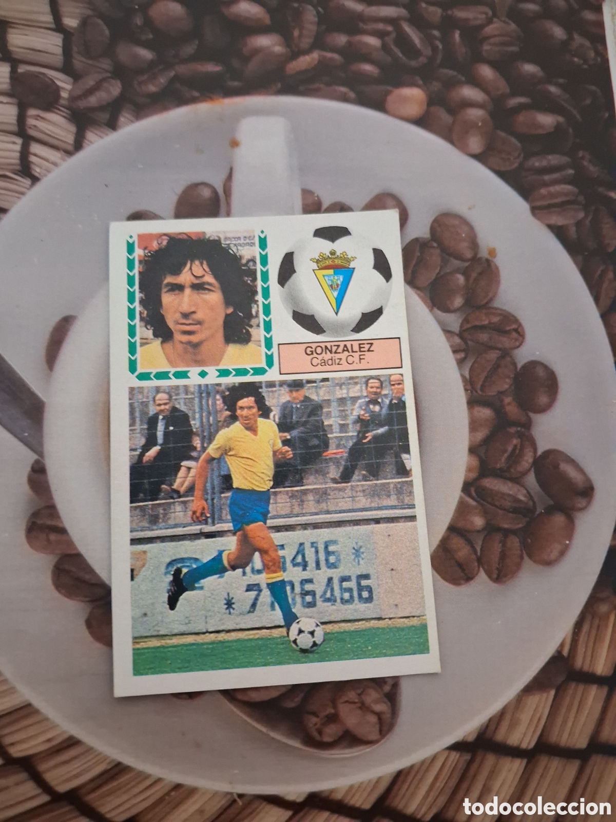 Cromos de F&uacute;tbol: Liga este 83 84 Gonz&aacute;lez del cadiz recuperado del &aacute;lbum ver fotos