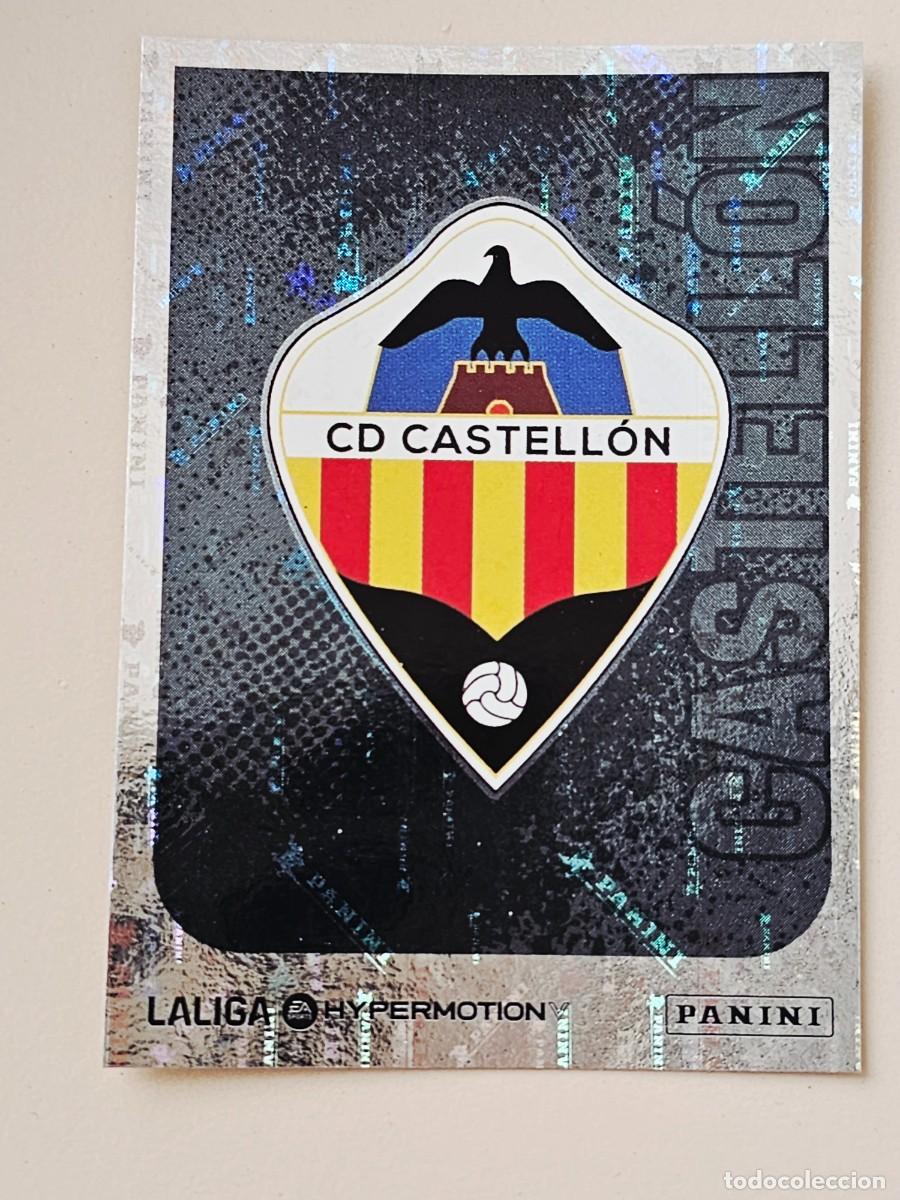 Cromos de F&uacute;tbol: 97 Escudo CD Castell&oacute;n, Liga Hypermotion 2&ordf; Divisi&oacute;n, Panini 2025 2026 25 26
