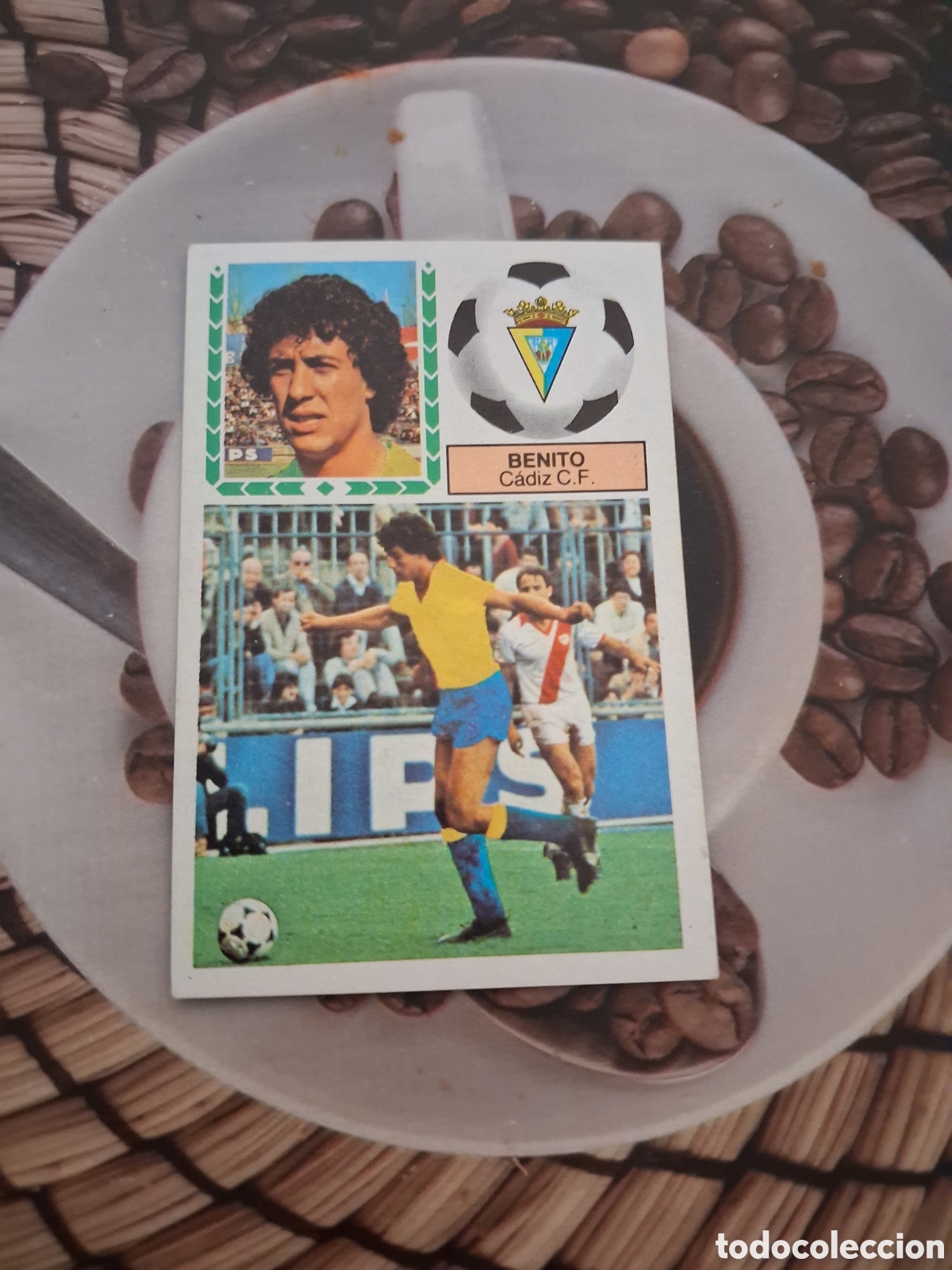 Cromos de F&uacute;tbol: Liga este 83 84 benito fichaje N 8 del cadiz recuperado del &aacute;lbum ver fotos
