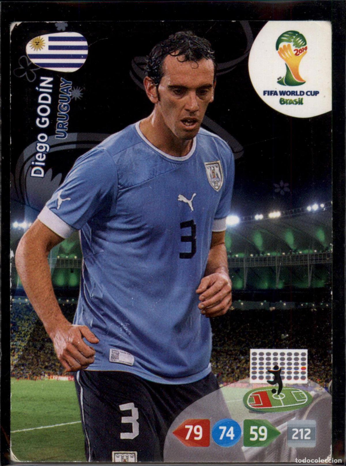 Cromos de F&uacute;tbol: God&iacute;n N&ordm; 306 Uruguay Mundial Brasil Adrenalyn XL 2014 Panini 14 FIFA World Cup