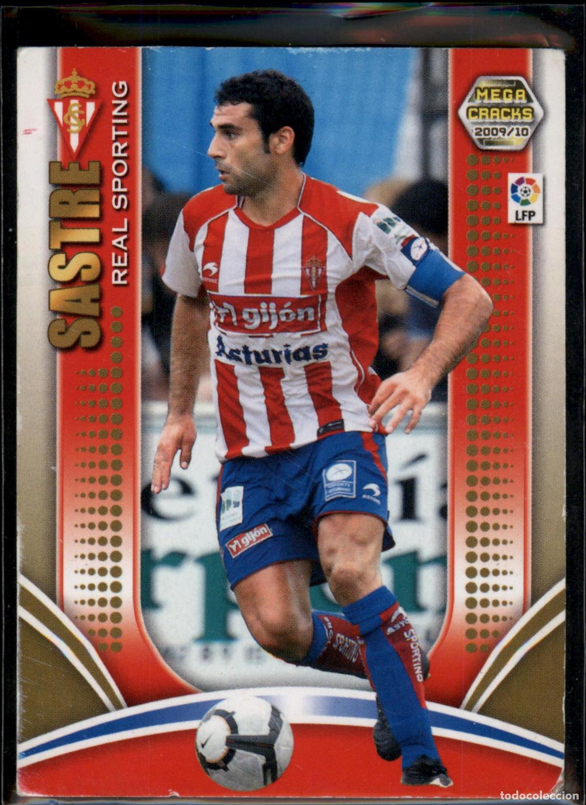 Cromos de F&uacute;tbol: Sastre N&ordm; 327 Sporting de Gij&oacute;n Liga BBVA Megacracks 2009 2010 Panini 09 10