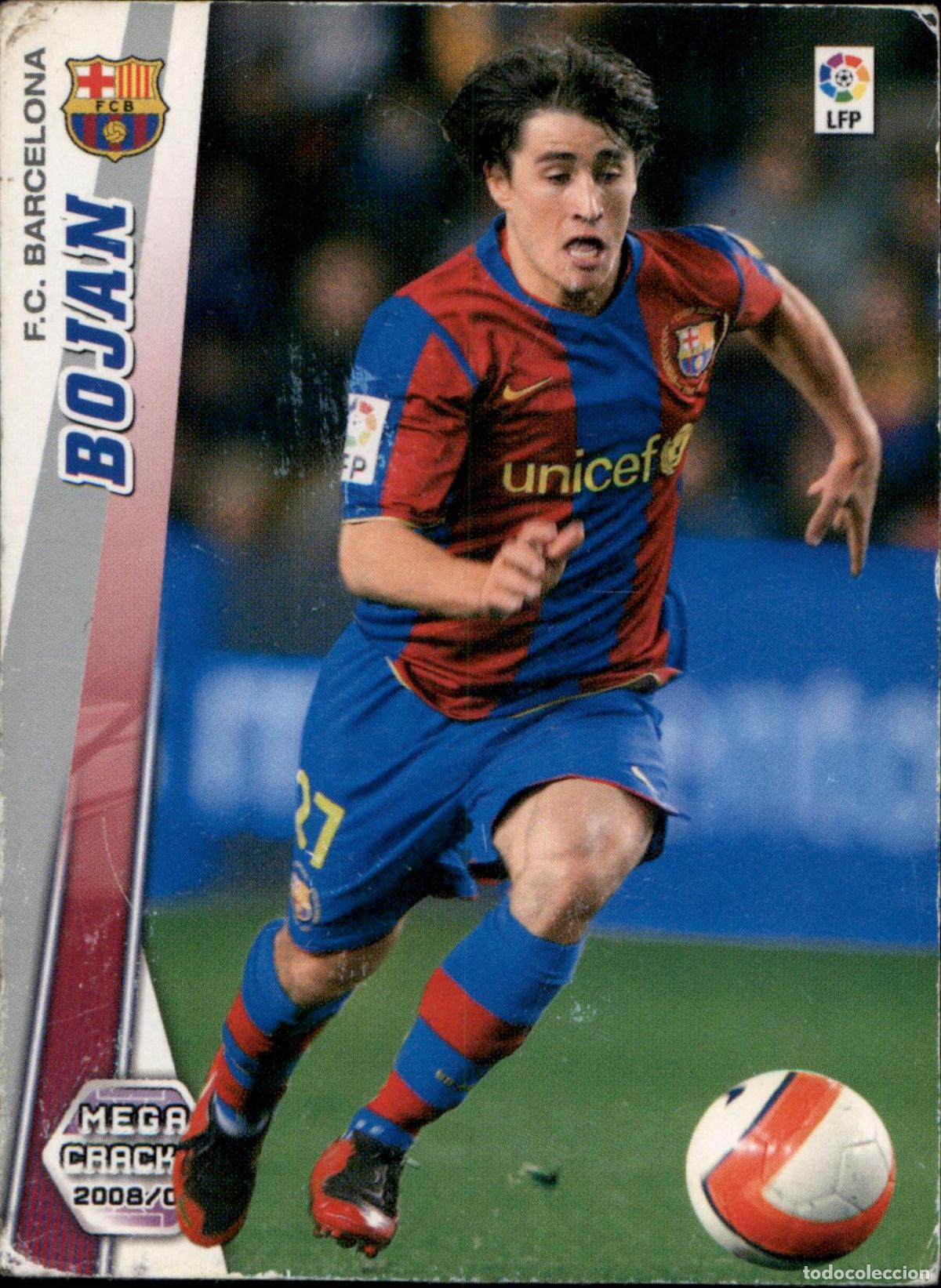 Cromos de F&uacute;tbol: Bojan N&ordm; 71 Bar&ccedil;a (Barcelona) Liga BBVA Megacracks 2008 2009 Panini 08 09