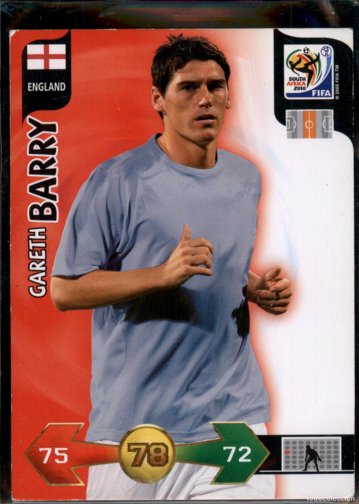 Cromos de F&uacute;tbol: Barry N&ordm;114 Inglaterra Mundial Sud&aacute;frica 2010 Panini 10 South Africa FIFA World Cup