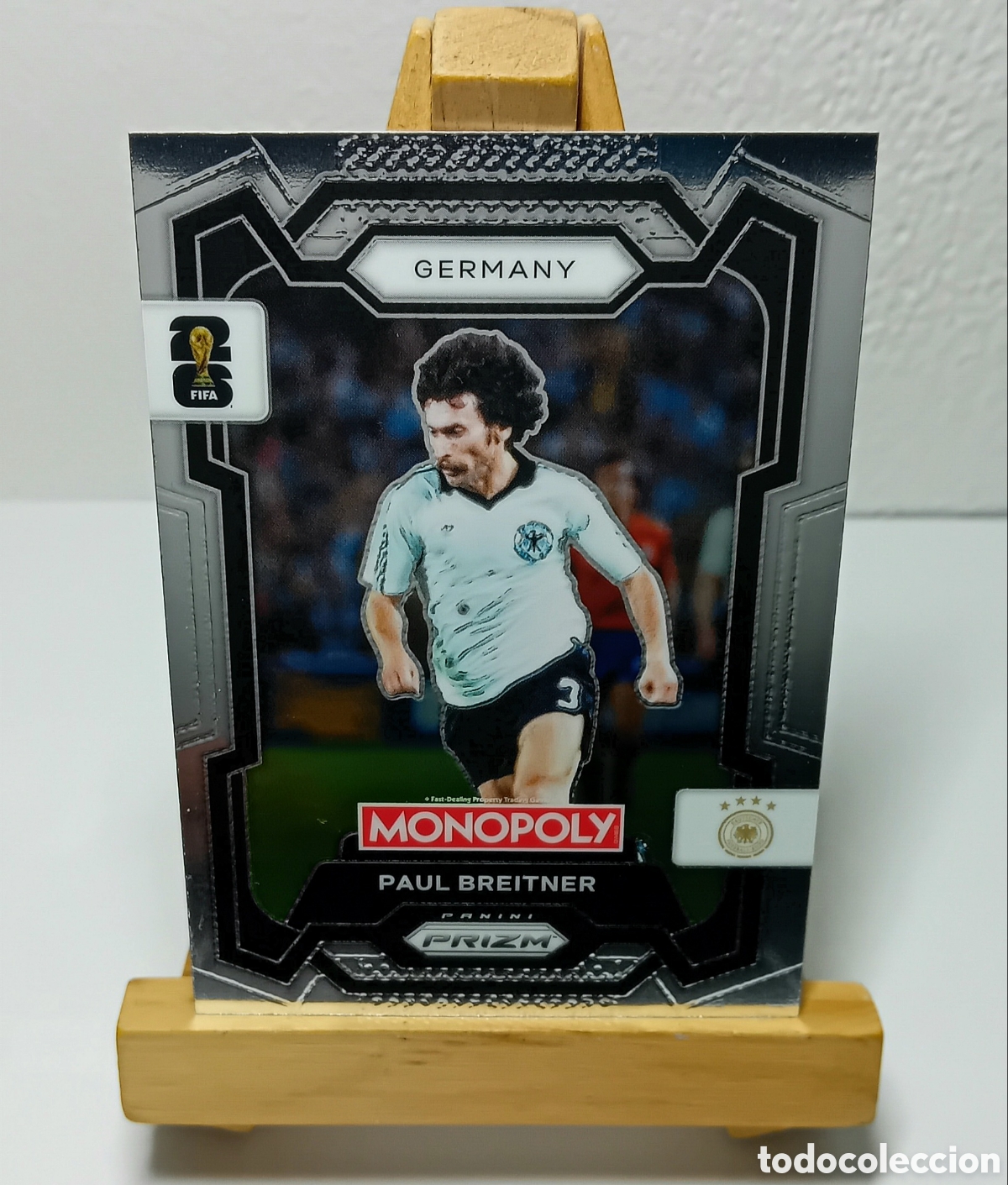 Cromos de F&uacute;tbol: PAUL BREITNER 2026 ALEMANIA MONOPOLY PRIZM PANINI.
