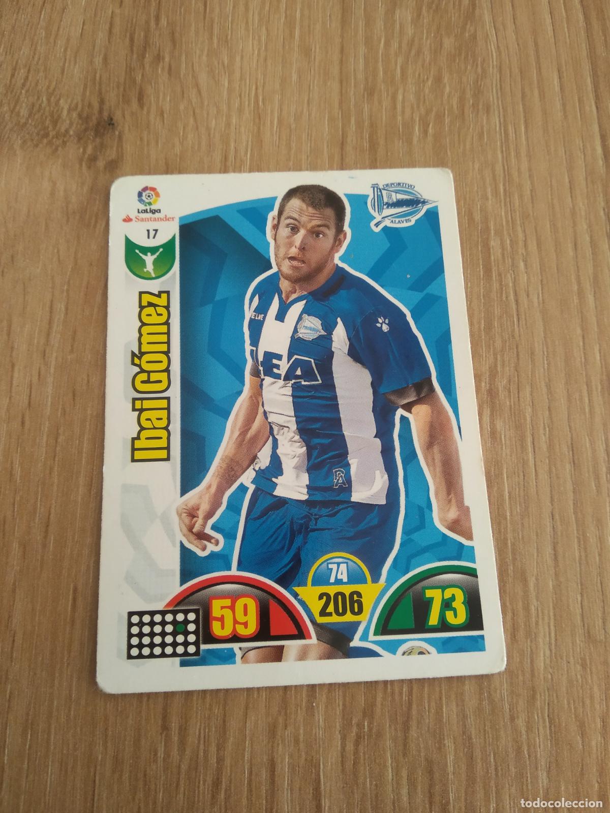 Cromos de F&uacute;tbol: 17 IBAI GOMEZ ALAVES CROMO FUTBOL PANINI ADRENALYN 17-18 LIGA 2017-2018