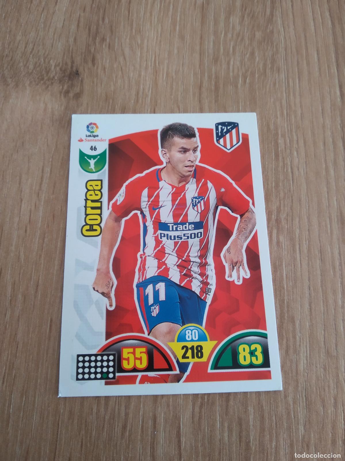 Cromos de F&uacute;tbol: 46 CORREA ATLETICO DE MADRID CROMO FUTBOL PANINI ADRENALYN 17-18 LIGA 2017-2018