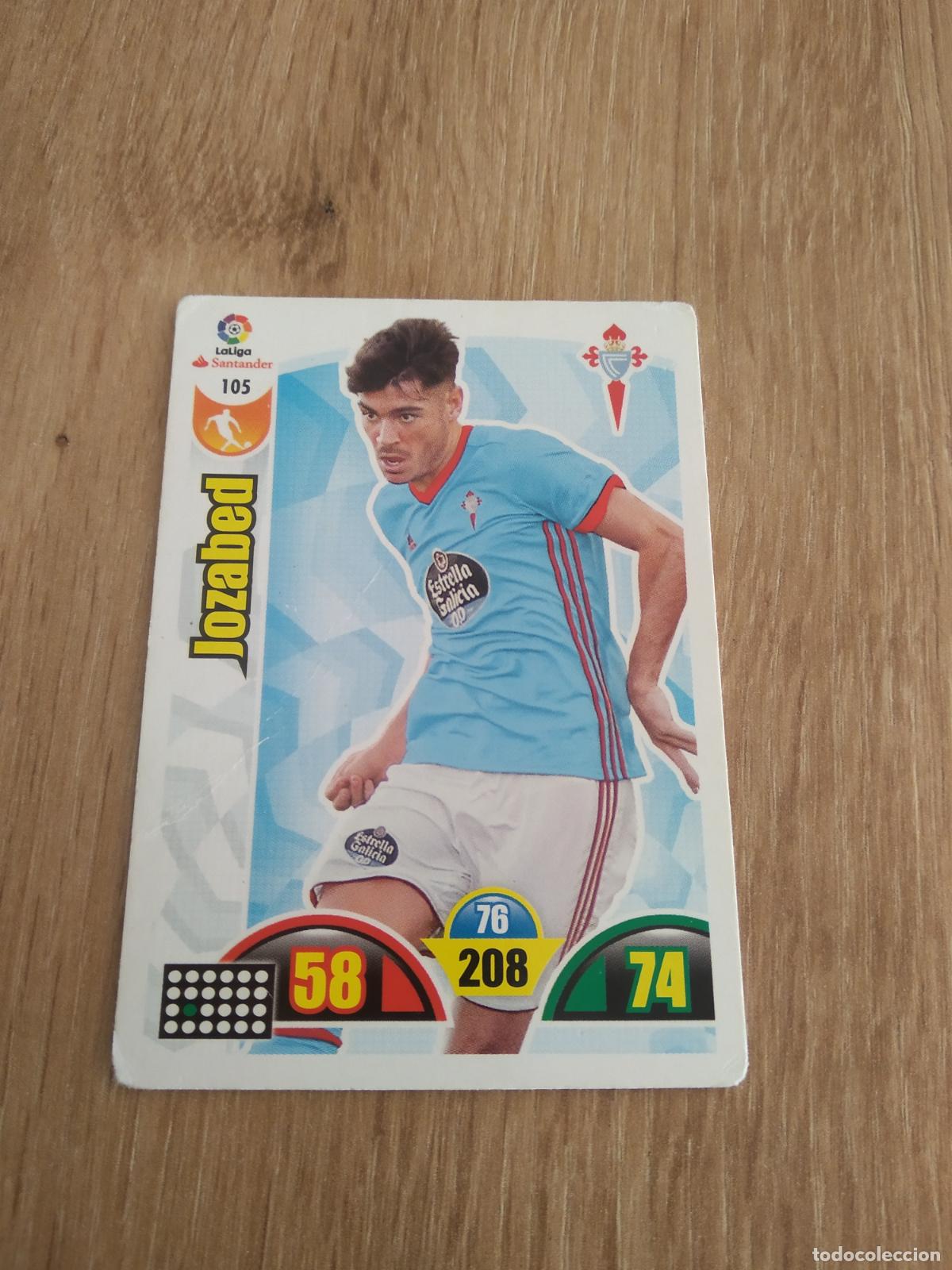 Cromos de F&uacute;tbol: 105 JOZABED CELTA DE VIGO CROMO FUTBOL PANINI ADRENALYN 17-18 LIGA 2017-2018