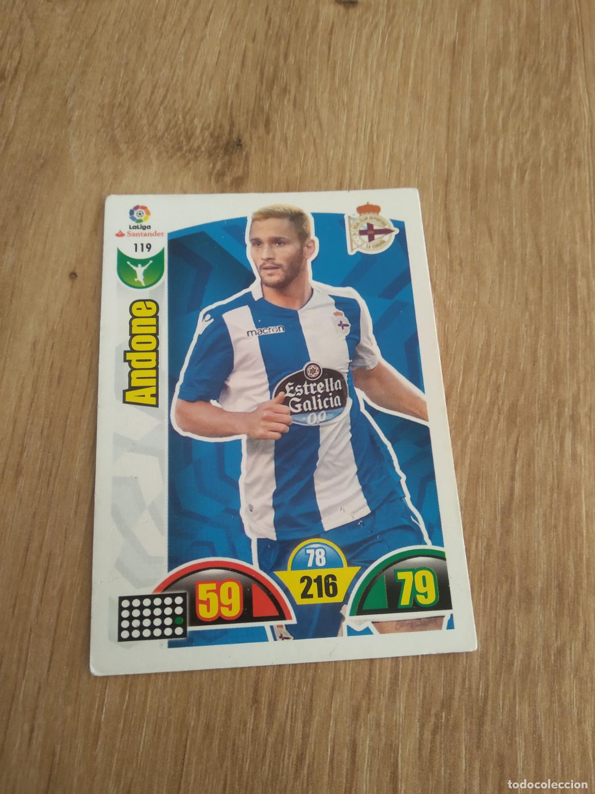 Cromos de F&uacute;tbol: 119 ANDONE DEPORTIVO CORU&Ntilde;A CROMO FUTBOL PANINI ADRENALYN 17-18 LIGA 2017-2018