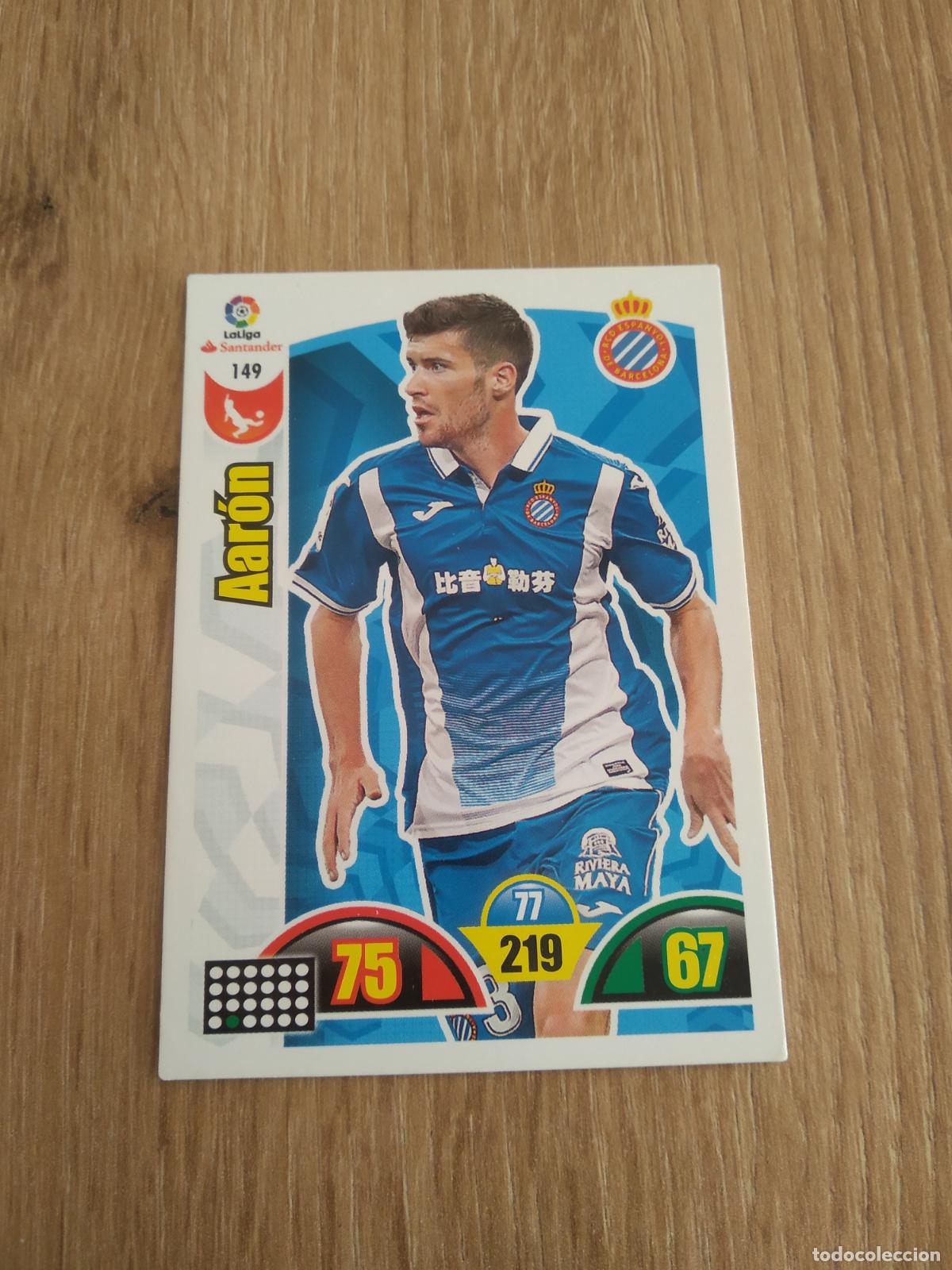 Cromos de F&uacute;tbol: 149 AARON ESPANYOL CROMO FUTBOL PANINI ADRENALYN 17-18 LIGA 2017-2018