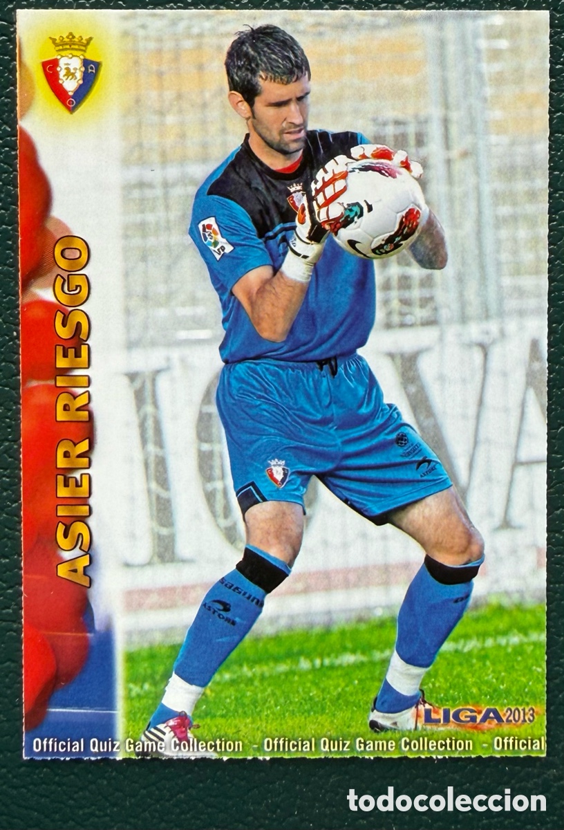 Cromos de F&uacute;tbol: 167 ASIER RIESGO CA OSASUNA FICHAS ALBUM MUNDICROMO 2012 2013 12 13
