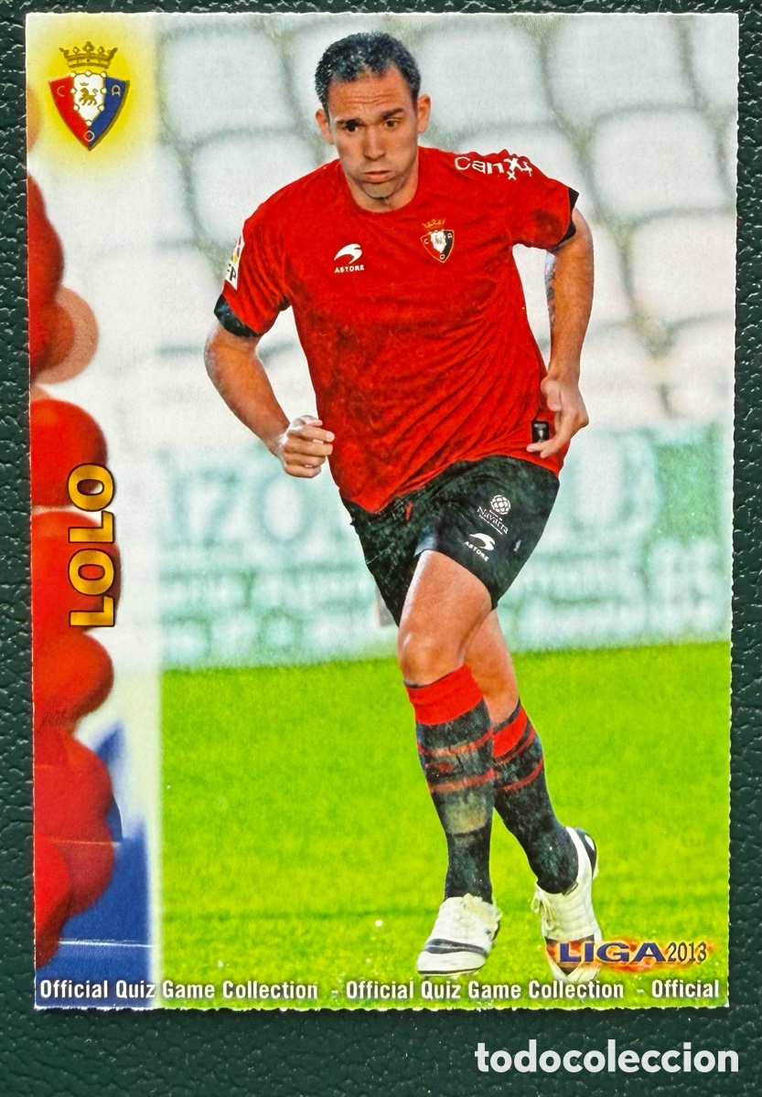 Cromos de F&uacute;tbol: 174 LOLO CA OSASUNA FICHAS ALBUM MUNDICROMO 2012 2013 12 13
