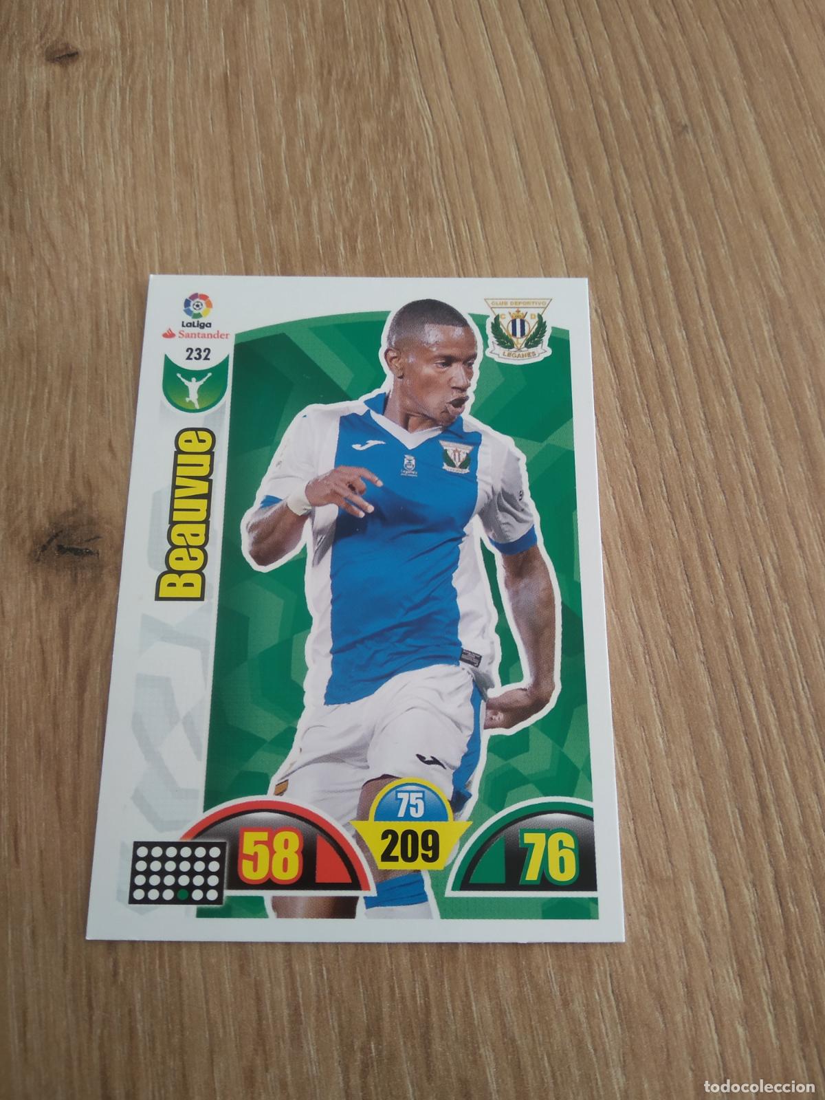 Cromos de F&uacute;tbol: 232 BEAUVUE LEGANES CROMO FUTBOL PANINI ADRENALYN 17-18 LIGA 2017-2018