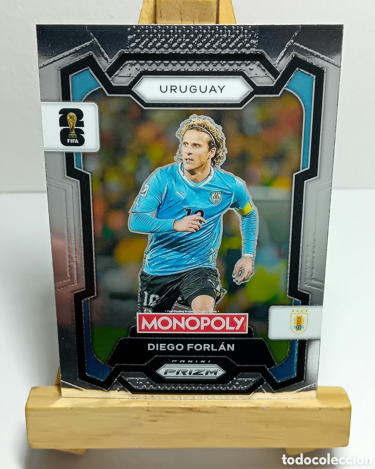 Cromos de F&uacute;tbol: FORLAN 2026 URUGUAY MONOPOLY PRIZM PANINI.