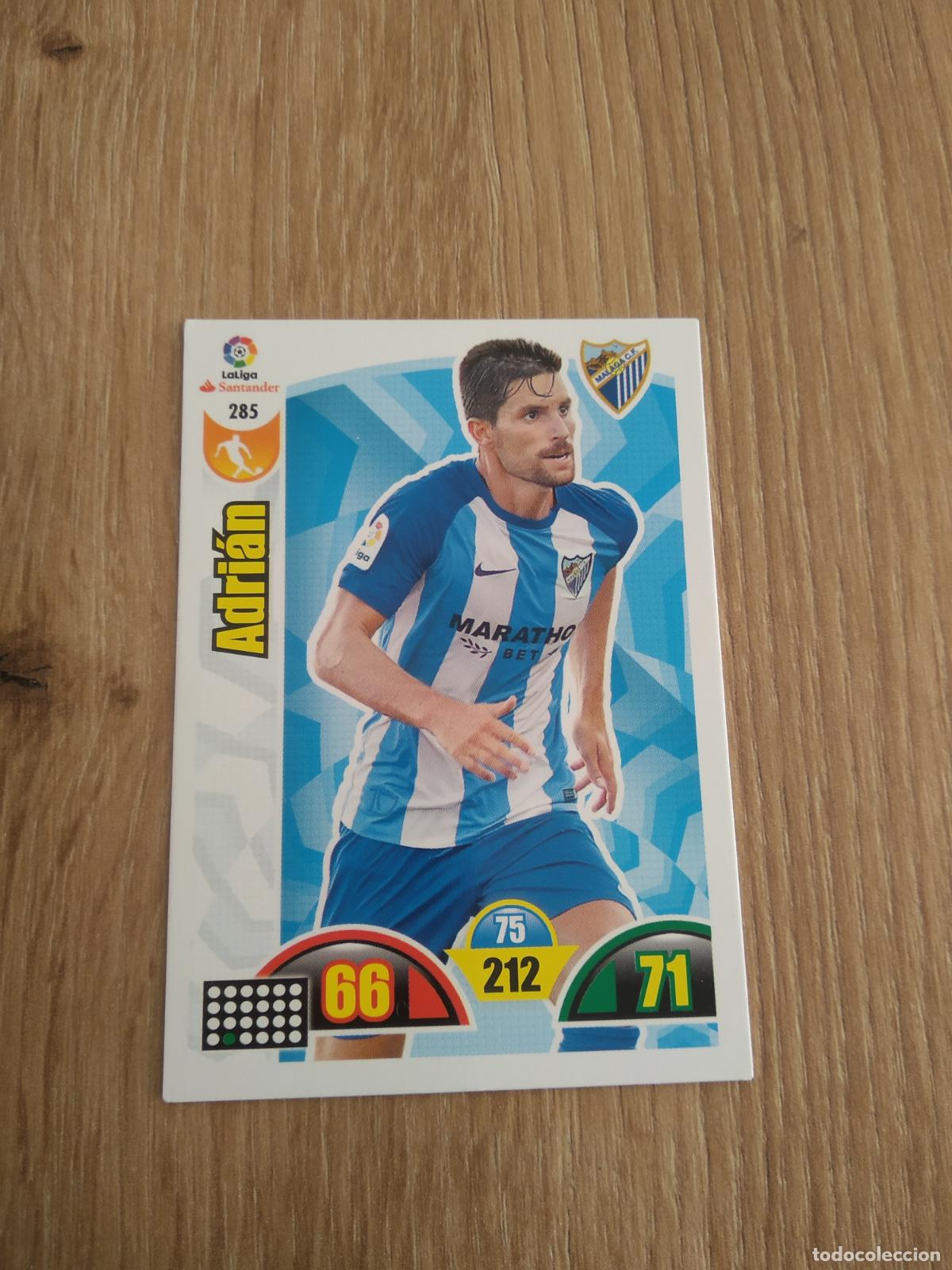 Cromos de F&uacute;tbol: 285 ADRIAN MALAGA CROMO FUTBOL PANINI ADRENALYN 17-18 LIGA 2017-2018