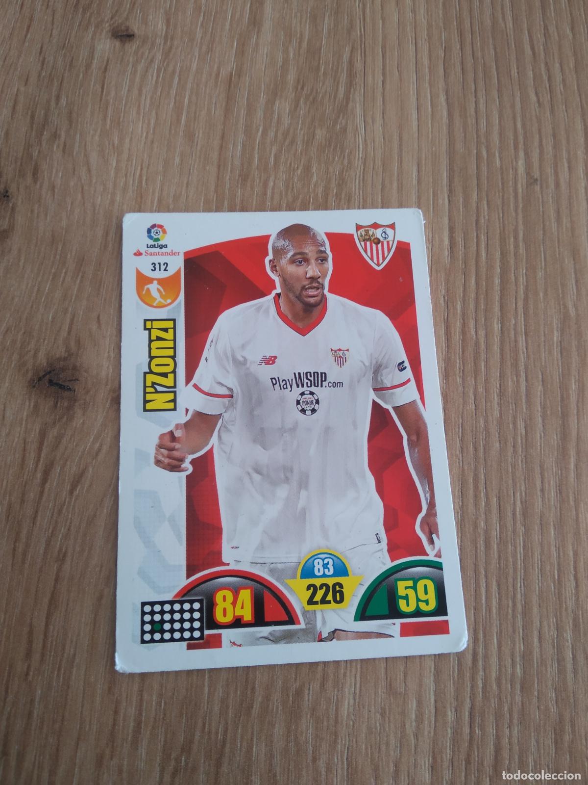 Figurine di Calcio: 312 N'ZONZI SEVILLA CROMO FUTBOL PANINI ADRENALYN 17-18 LIGA 2017-2018