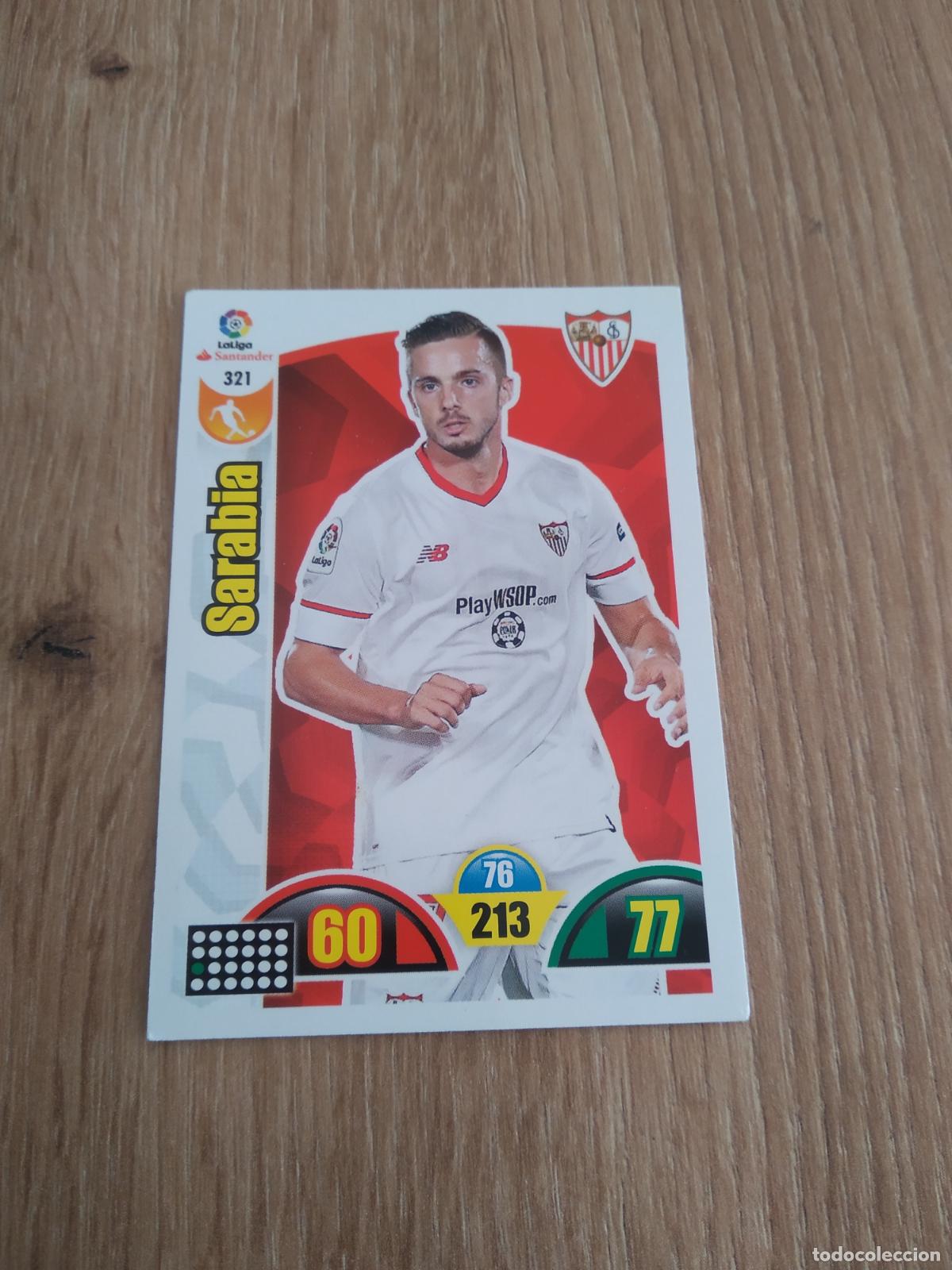 Figurine di Calcio: 321 SARABIA SEVILLA CROMO FUTBOL PANINI ADRENALYN 17-18 LIGA 2017-2018