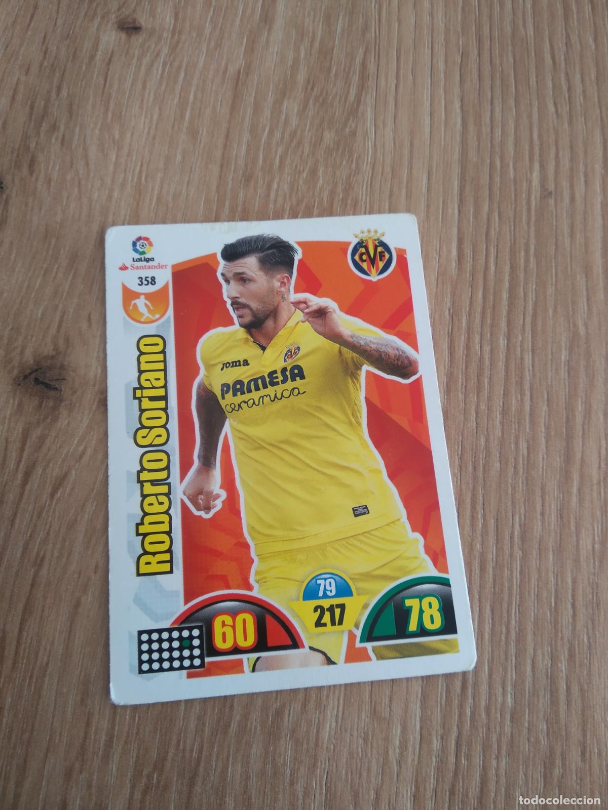 Figurine di Calcio: 358 ROBERTO SORIANO VILLARREAL CROMO FUTBOL PANINI ADRENALYN 17-18 LIGA 2017-2018