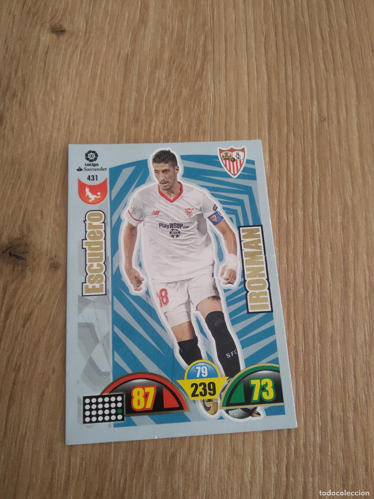 Figurine di Calcio: 431 ESCUDERO SEVILLA CROMO FUTBOL PANINI ADRENALYN 17-18 LIGA 2017-2018