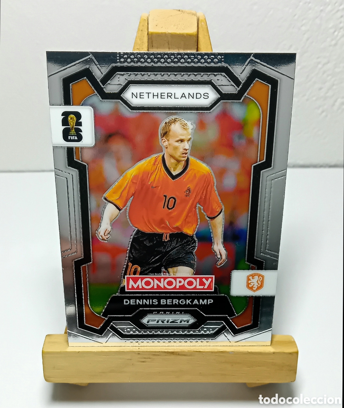 Cromos de F&uacute;tbol: BERGKAMP 2026 HOLANDA MONOPOLY PRIZM PANINI.