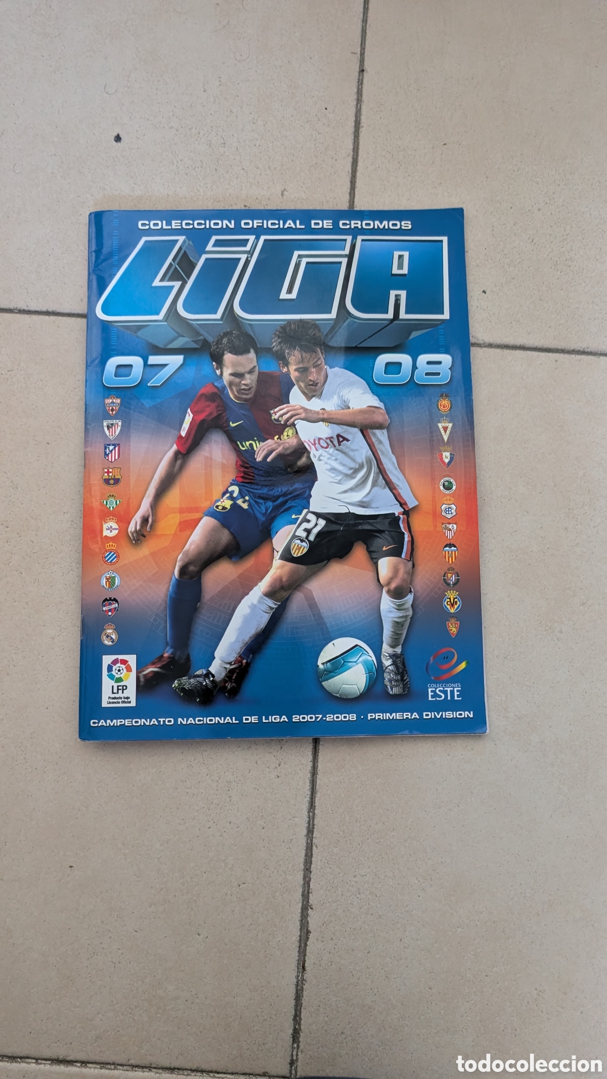 Cromos de F&uacute;tbol: ALBUM COMPLETO CON TODO EDITADO LIGA ESTE 2007/08 07 08 PERFECTO ESTADO CONSERVACI&Oacute;N