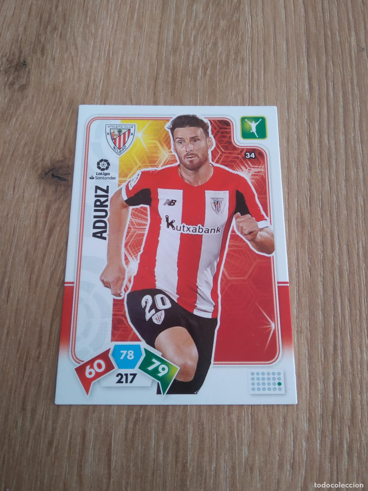 Figurine di Calcio: 34 ADURIZ ATHLETIC CLUB BILBAO CROMO FUTBOL PANINI ADRENALYN 19-20 LIGA 2019-2020