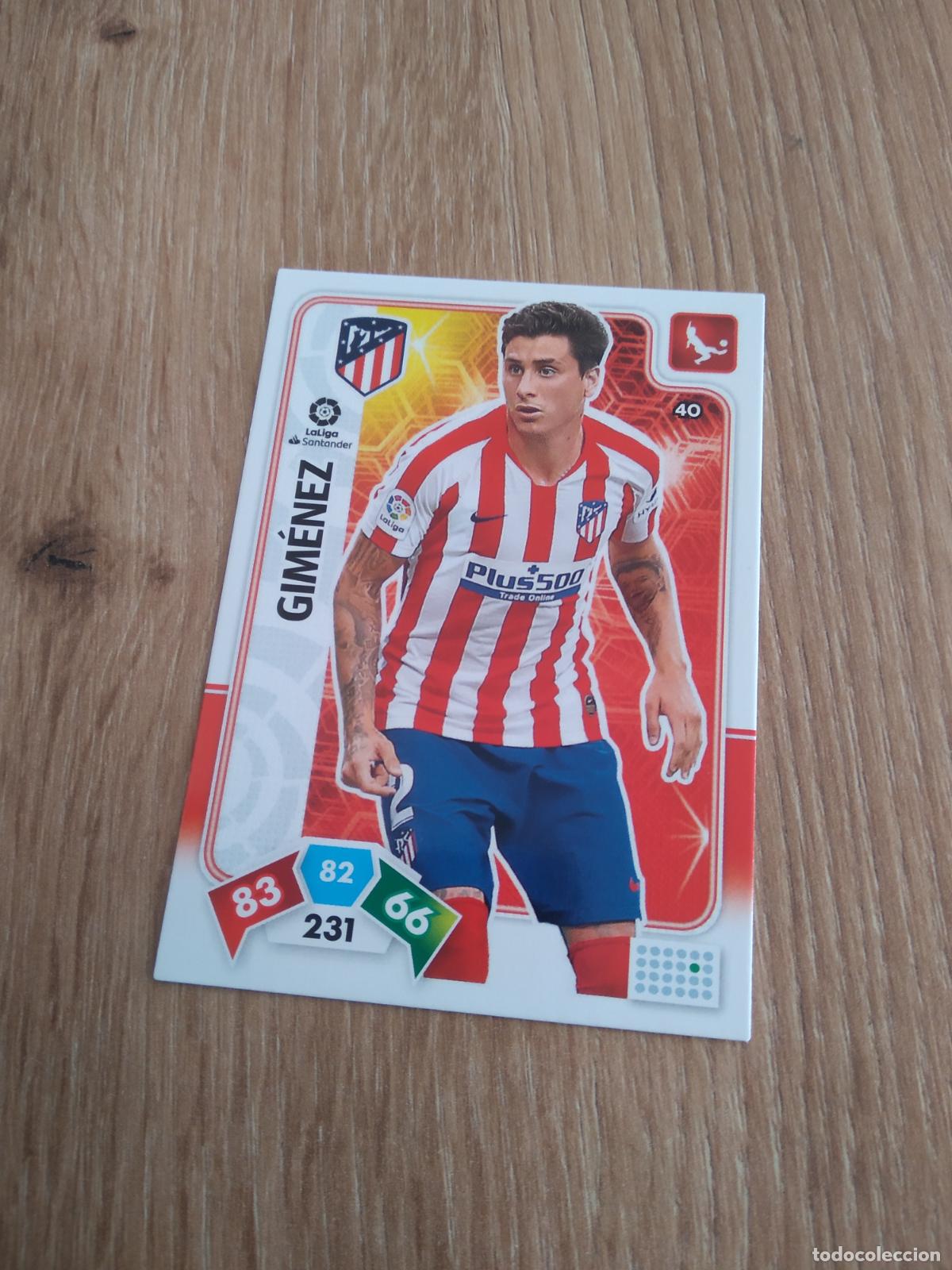 Figurine di Calcio: 40 GIMENEZ ATLETICO DE MADRID CROMO FUTBOL PANINI ADRENALYN 19-20 LIGA 2019-2020