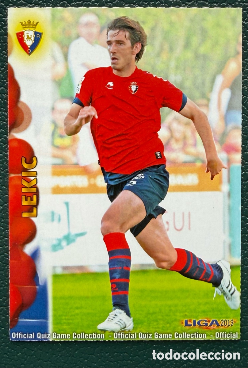 Cromos de F&uacute;tbol: 181 LEKIC CA OSASUNA FICHAS ALBUM MUNDICROMO 2012 2013 12 13