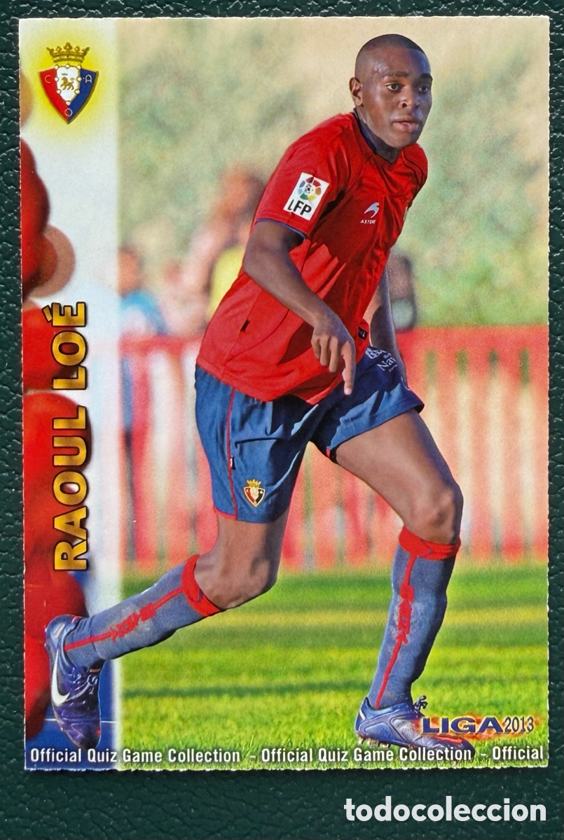Cromos de F&uacute;tbol: 178 RAOUL LOE CA OSASUNA FICHAS ALBUM MUNDICROMO 2012 2013 12 13