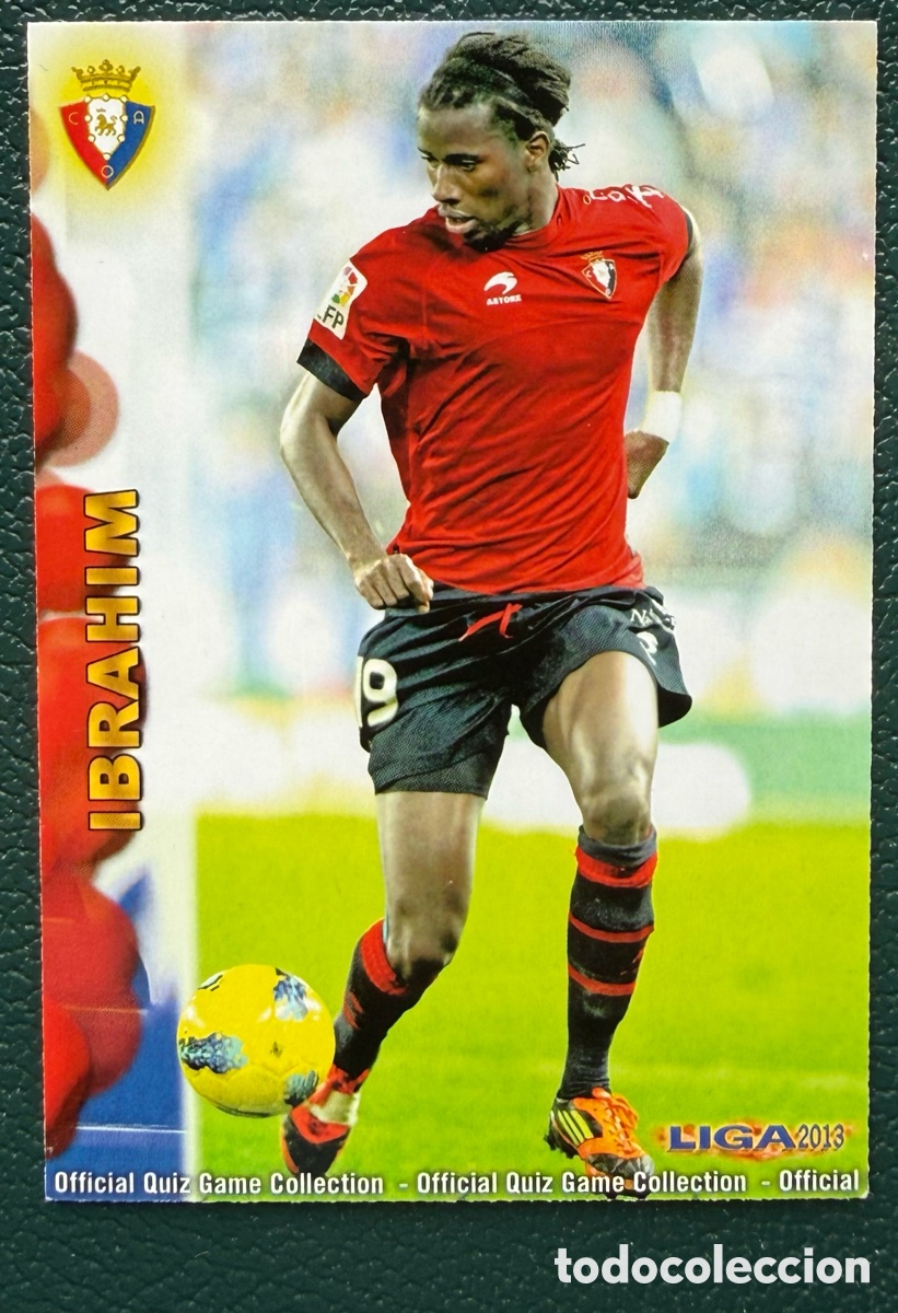Figurine di Calcio: 180 IBRAHIMA CA OSASUNA FICHAS ALBUM MUNDICROMO 2012 2013 12 13