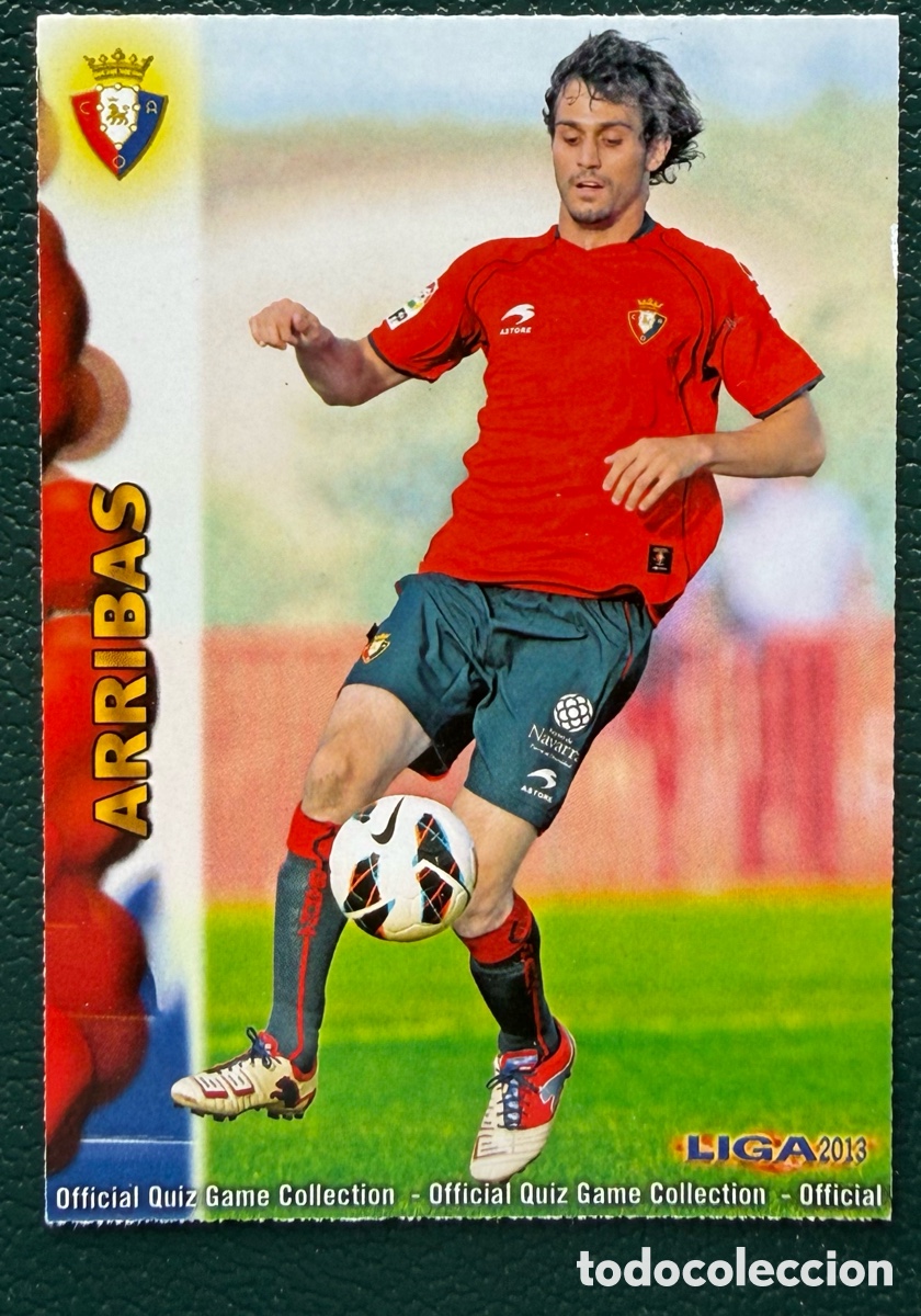 Figurine di Calcio: 652 ARRIBAS CA OSASUNA FICHAS ALBUM MUNDICROMO 2012 2013 12 13