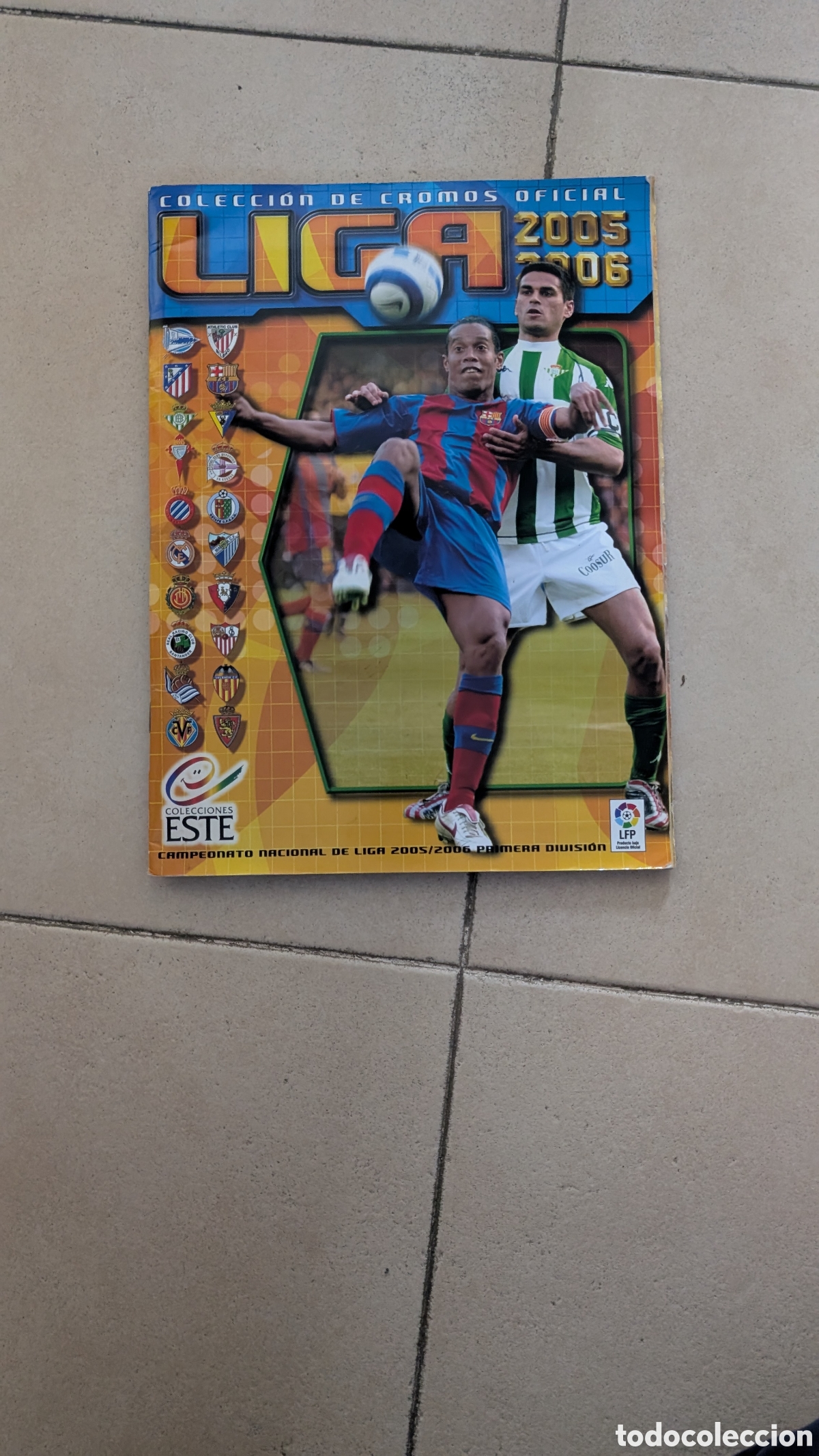 Fu&szlig;ball-Sticker: ALBUM COMPLETO COLECCION TODO LO EDITADO LIGA ESTE 2005/06 05 06 BUEN ESTADO