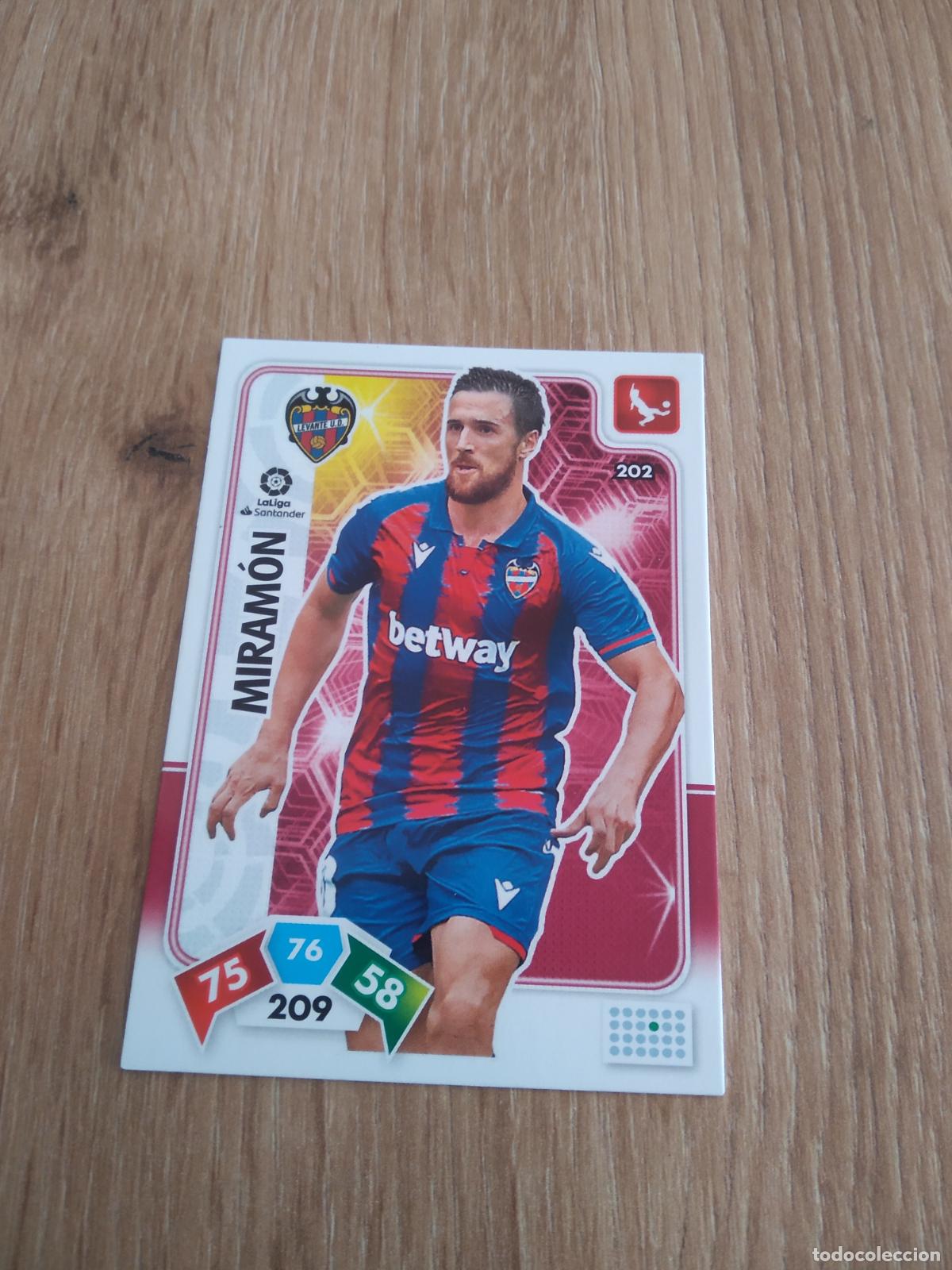 Cartes &agrave; collectionner de Football: 202 MIRAMON LEVANTE CROMO FUTBOL PANINI ADRENALYN 19-20 LIGA 2019-2020
