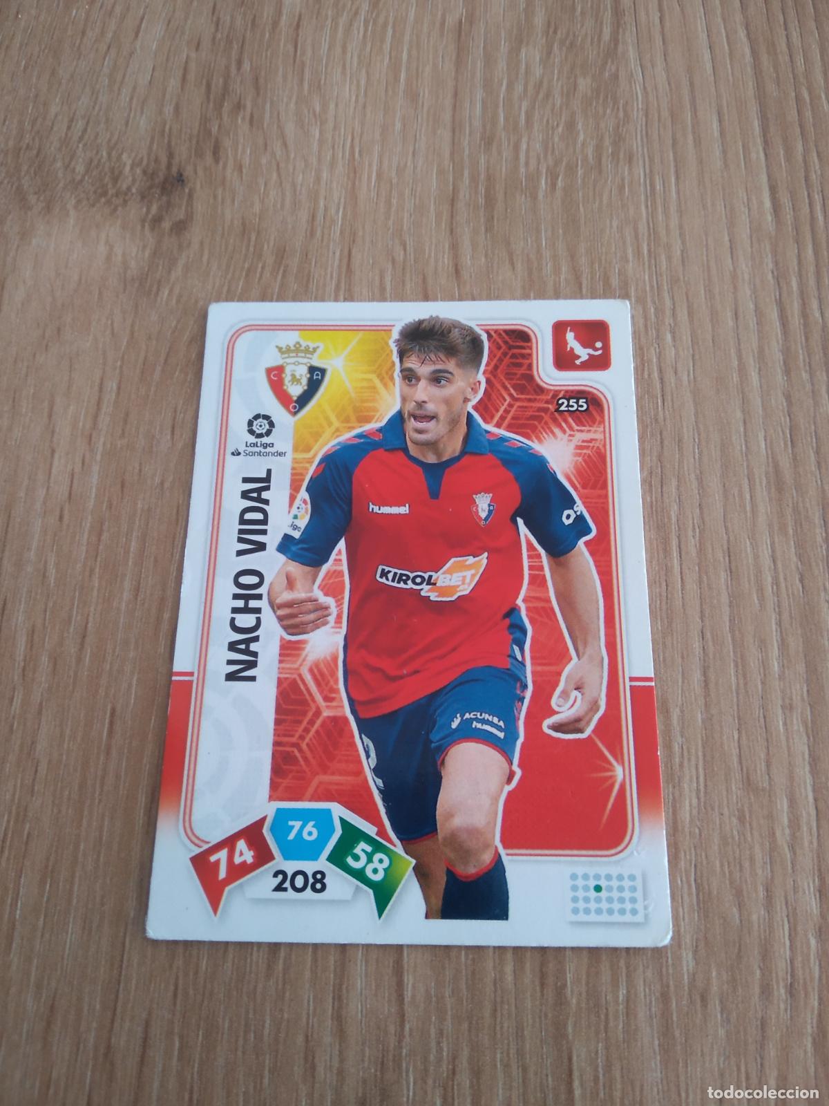 Cartes &agrave; collectionner de Football: 255 NACHO VIDAL OSASUNA CROMO FUTBOL PANINI ADRENALYN 19-20 LIGA 2019-2020