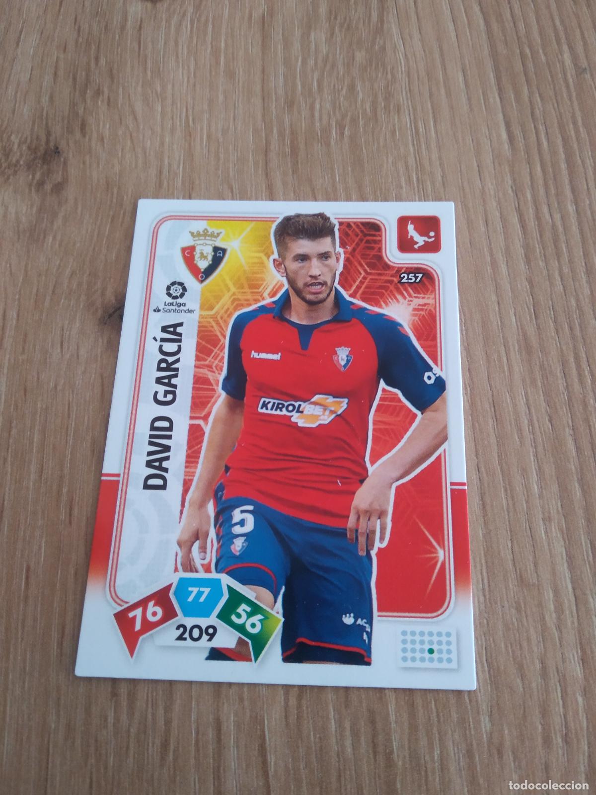 Cartes &agrave; collectionner de Football: 257 DAVID GARCIA OSASUNA CROMO FUTBOL PANINI ADRENALYN 19-20 LIGA 2019-2020