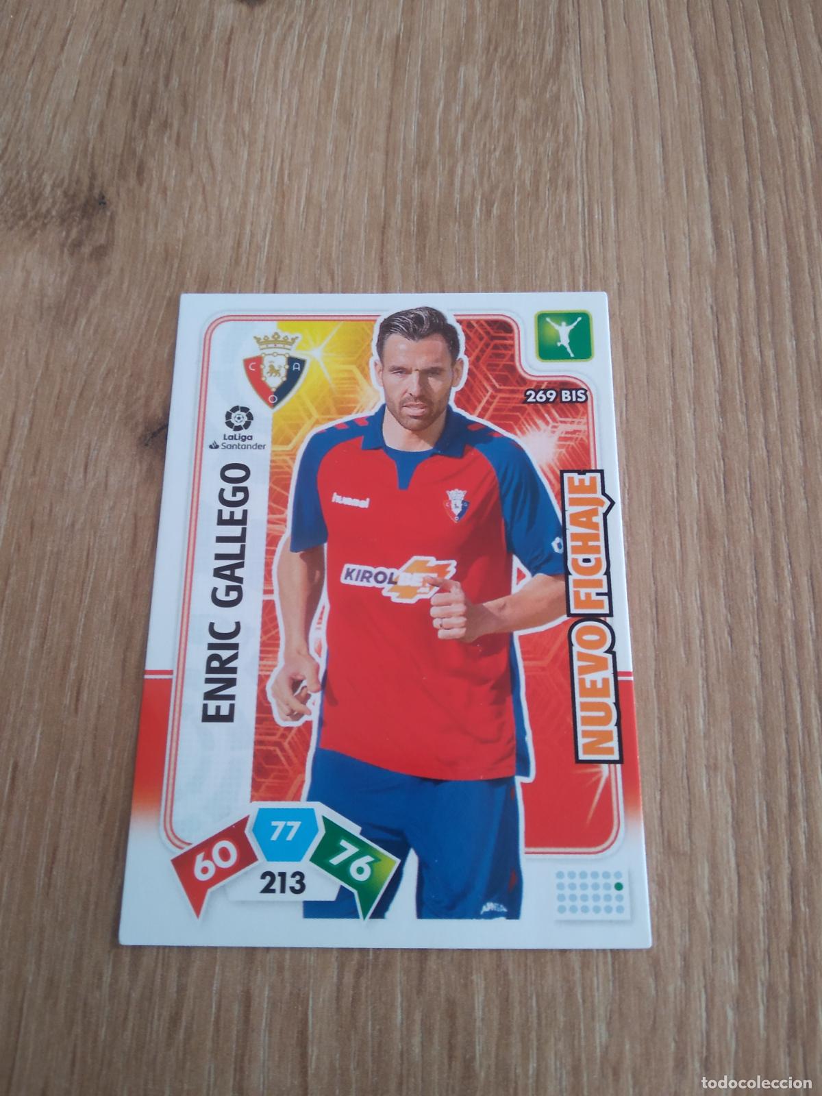 Cartes &agrave; collectionner de Football: 269 BIS ENRIC GALLEGO OSASUNA CROMO FUTBOL PANINI ADRENALYN 19-20 LIGA 2019-2020
