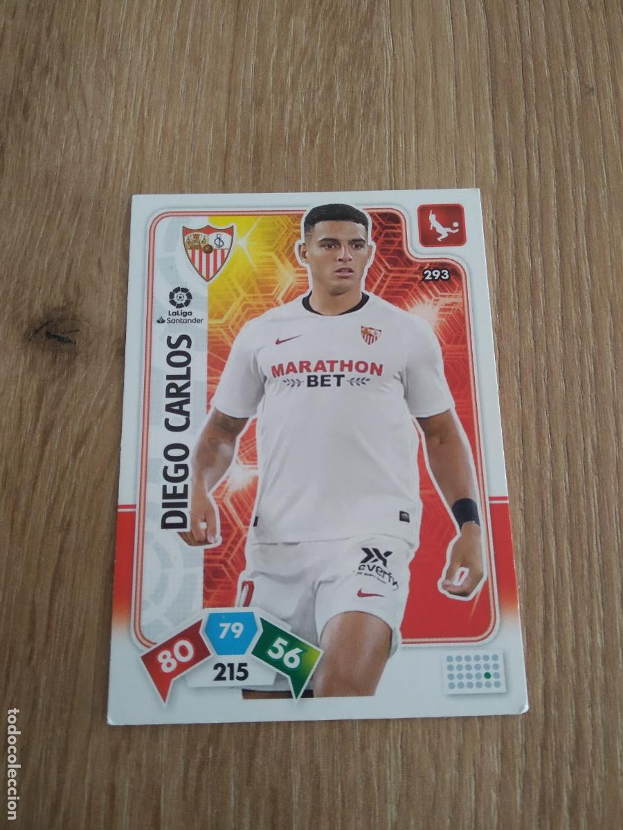 Cromos de F&uacute;tbol: 293 DIEGO CARLOS SEVILLA CROMO FUTBOL PANINI ADRENALYN 19-20 LIGA 2019-2020