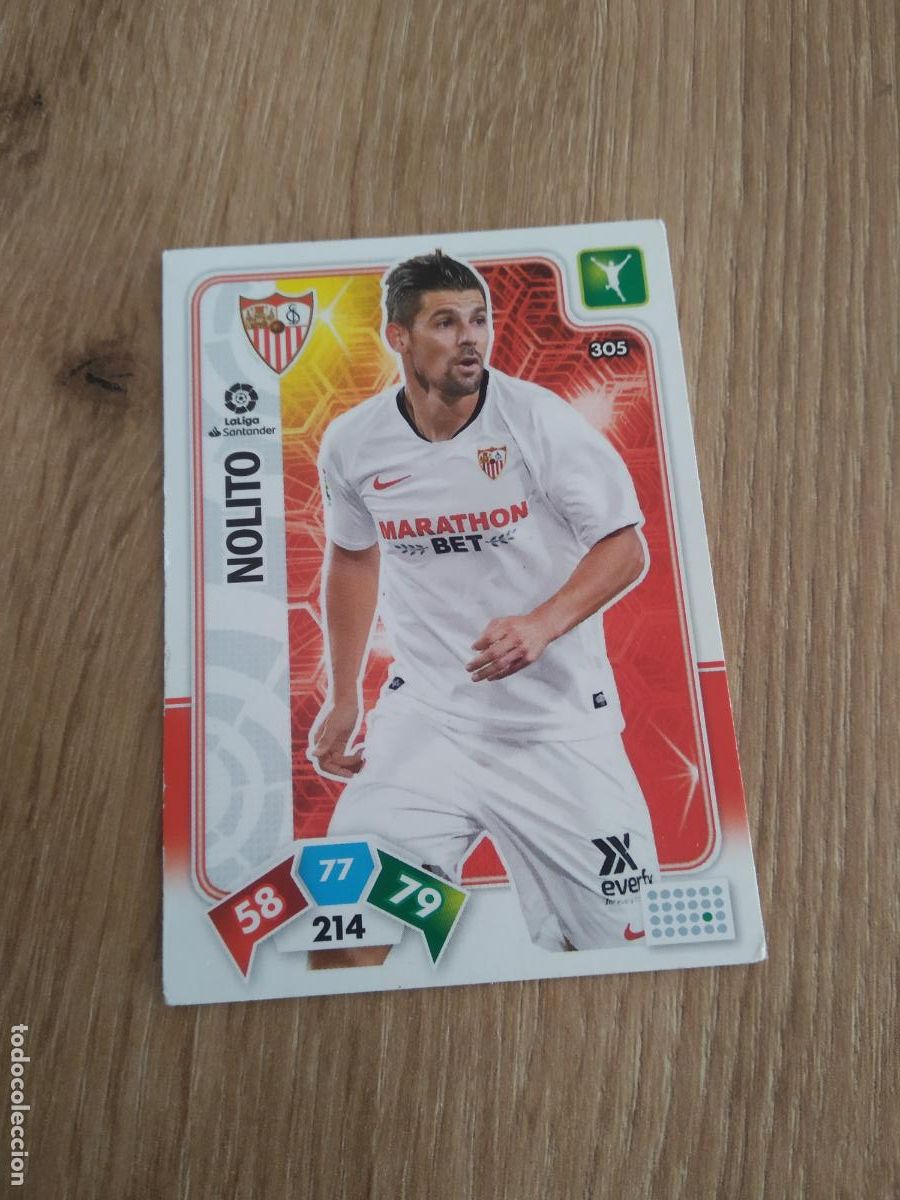Cromos de F&uacute;tbol: 305 NOLITO SEVILLA CROMO FUTBOL PANINI ADRENALYN 19-20 LIGA 2019-2020