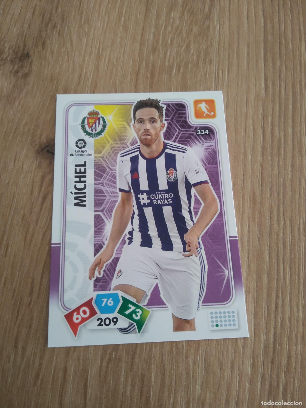 Cromos de F&uacute;tbol: 334 MICHEL VALLADOLID CROMO FUTBOL PANINI ADRENALYN 19-20 LIGA 2019-2020