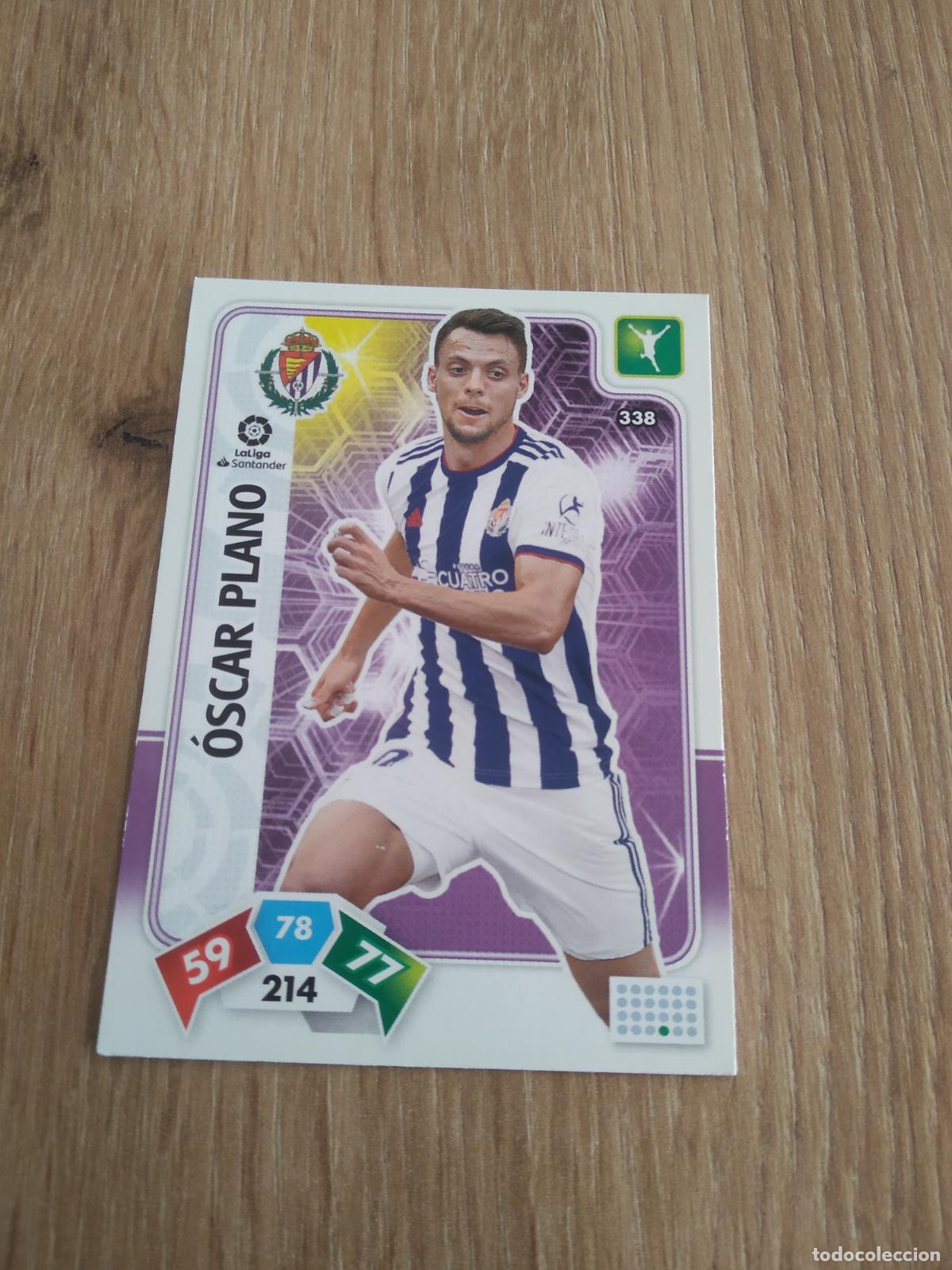 Cromos de F&uacute;tbol: 338 OSCAR PLANO VALLADOLID CROMO FUTBOL PANINI ADRENALYN 19-20 LIGA 2019-2020