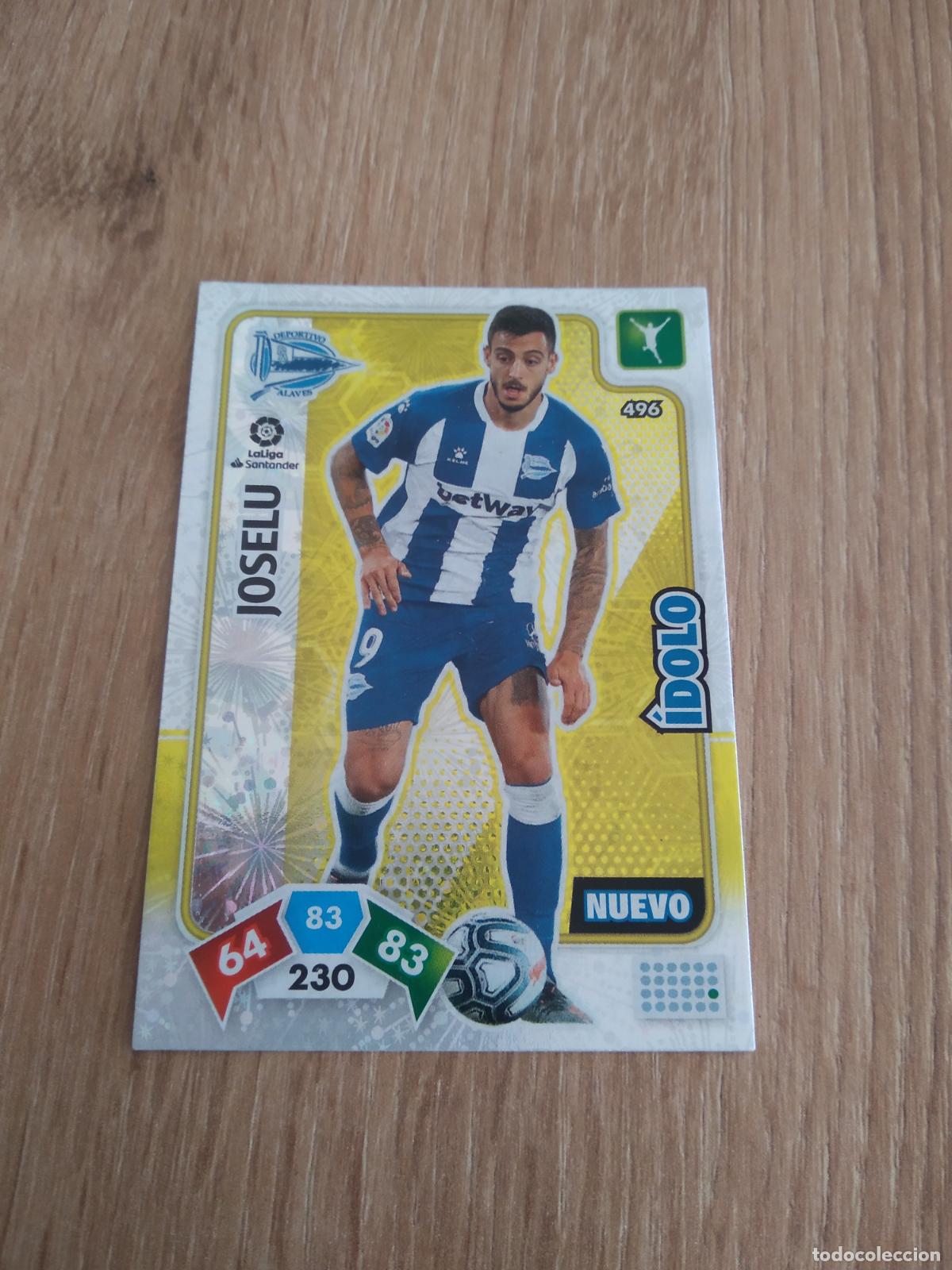 Cromos de F&uacute;tbol: 496 JOSELU ALAVES IDOLO CROMO FUTBOL PANINI ADRENALYN 19-20 LIGA 2019-2020