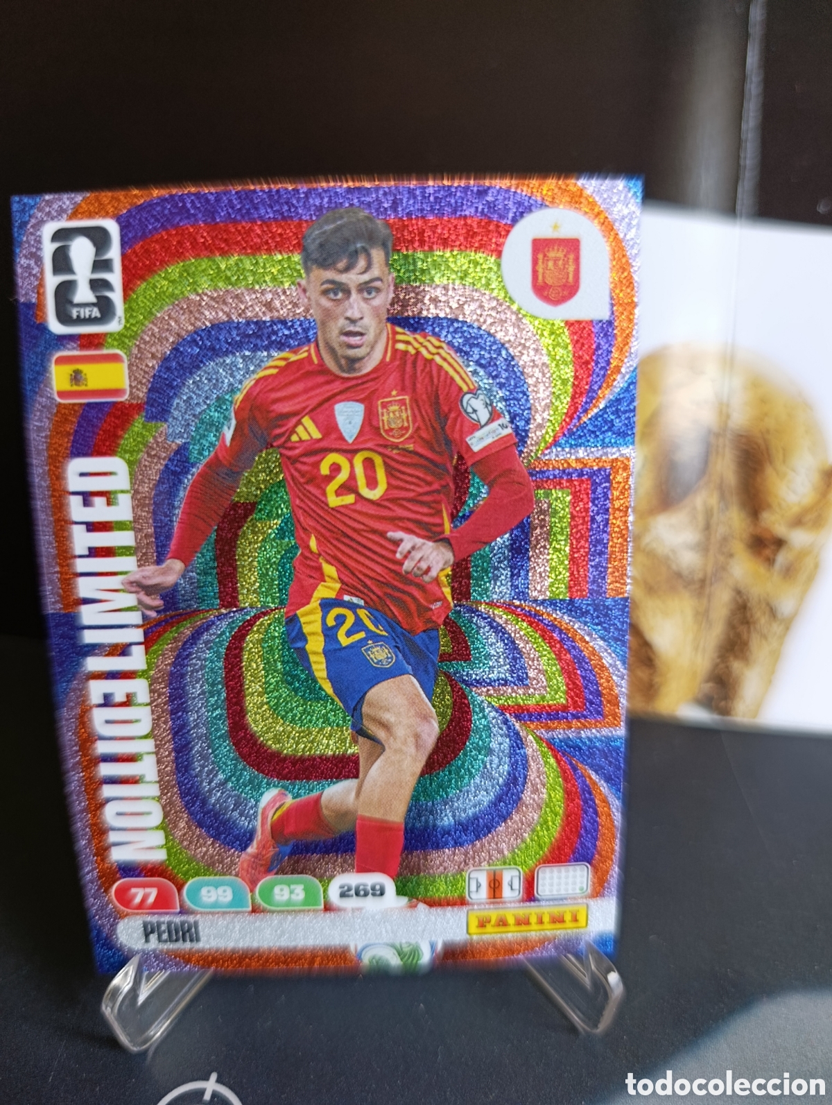 Cromos de F&uacute;tbol: PEDRI ESPA&Ntilde;A EDICI&Oacute;N LIMITADA ADRENALYN MUNDIAL FIFA WORLD CUP 2026 PANINI