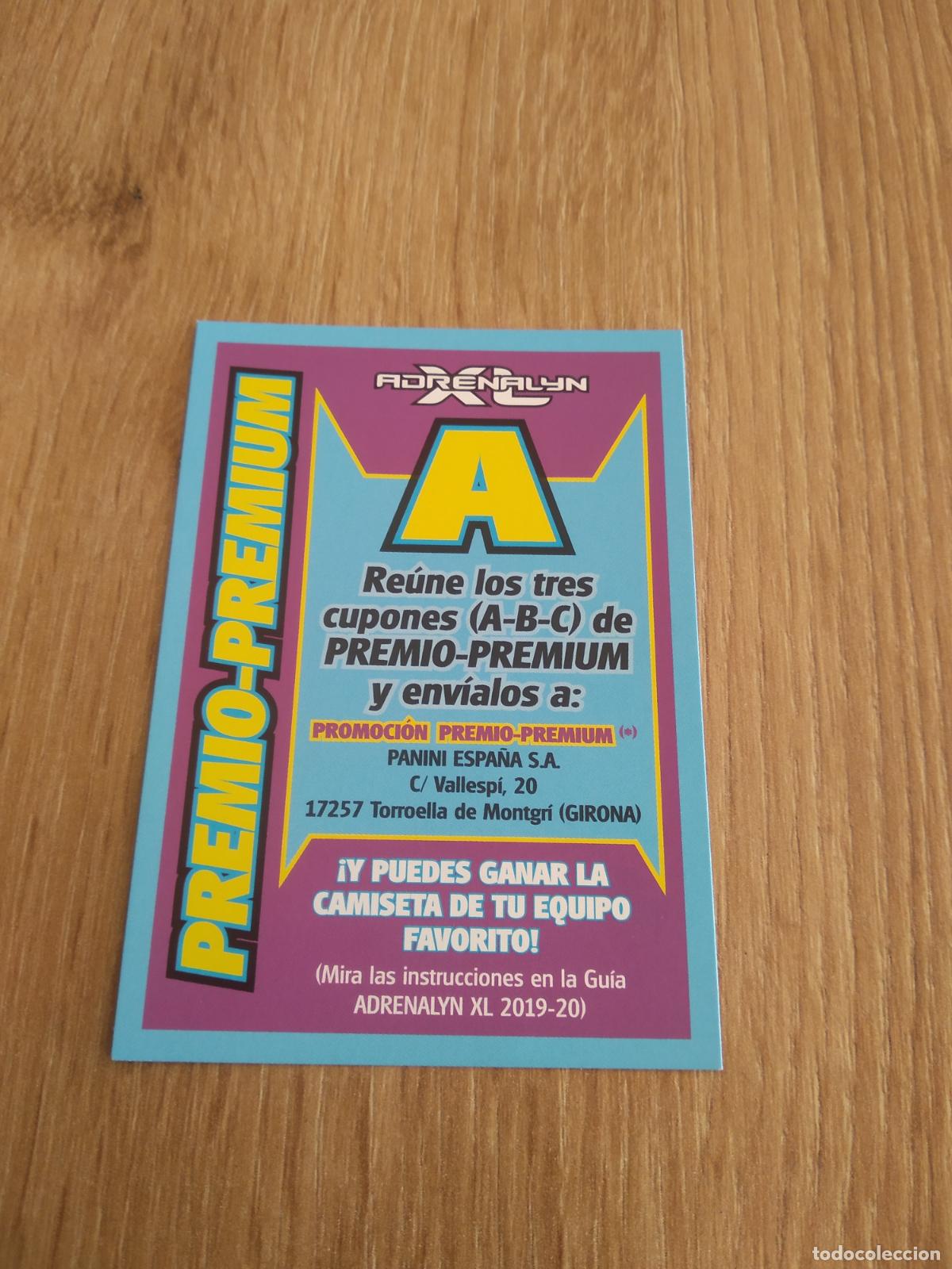 Cromos de F&uacute;tbol: LETRA A PREMIO-PREMIUM CROMO FUTBOL PANINI ADRENALYN 19-20 LIGA 2019-2020