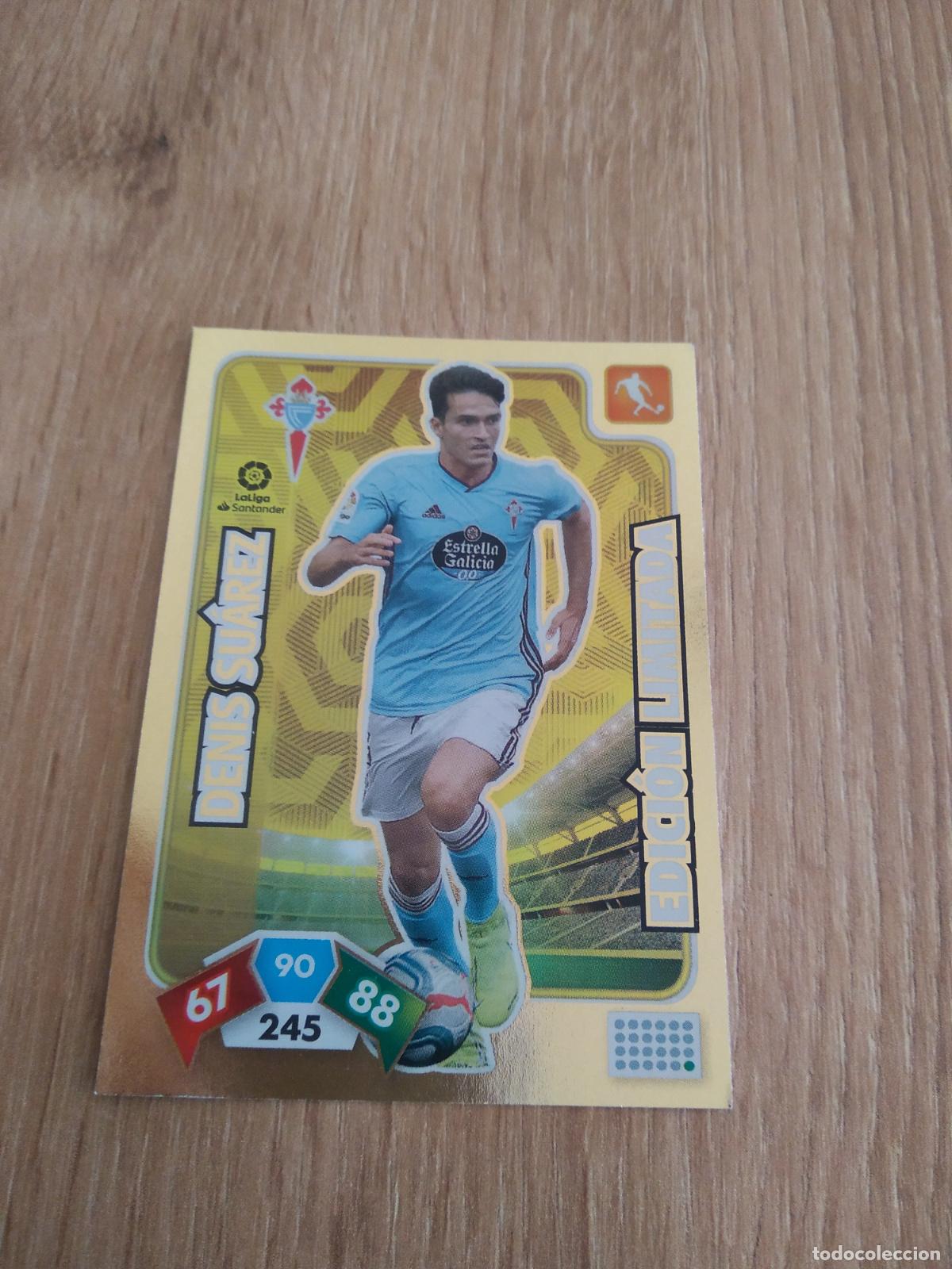 Cromos de F&uacute;tbol: DENIS SUAREZ CELTA DE VIGO EDICION LIMITADA CROMO FUTBOL PANINI ADRENALYN 19-20 LIGA 2019-2020