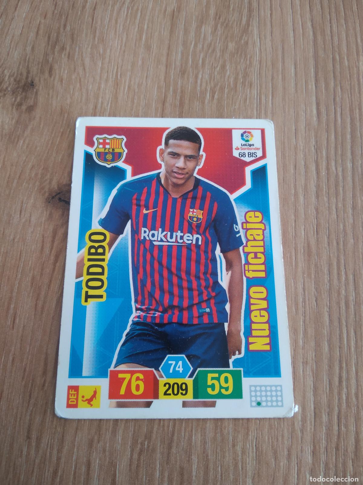 Cromos de F&uacute;tbol: 68 BIS TODIBO BARCELONA BAR&Ccedil;A CROMO FUTBOL PANINI ADRENALYN 18-19 LIGA 2018-2019