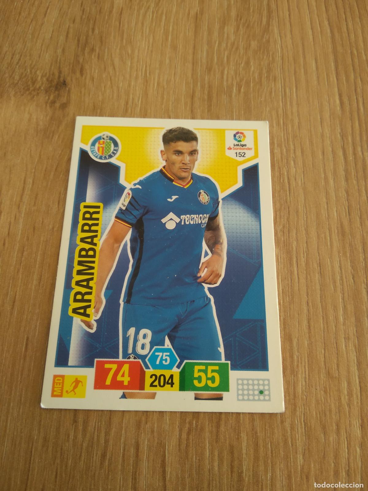 Cromos de F&uacute;tbol: 152 ARAMBARRI GETAFE CROMO FUTBOL PANINI ADRENALYN 18-19 LIGA 2018-2019