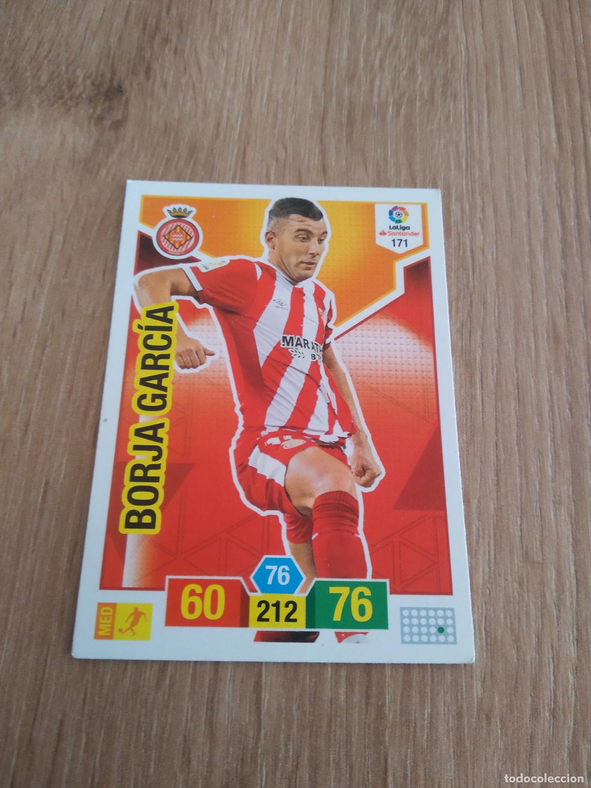 Cromos de F&uacute;tbol: 171 BORJA GARCIA GIRONA CROMO FUTBOL PANINI ADRENALYN 18-19 LIGA 2018-2019